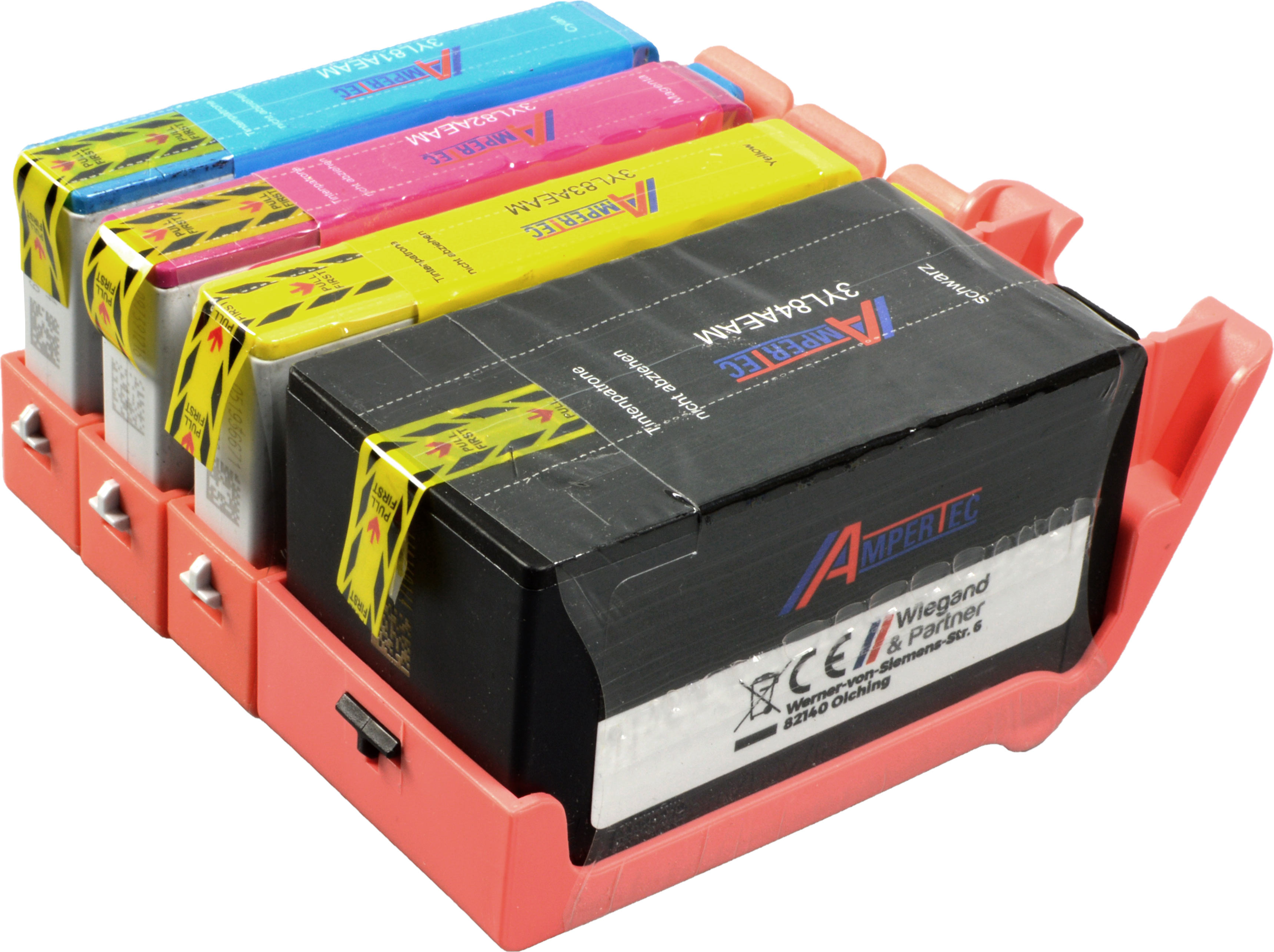 4 Ampertec Tinten für HP 912XL  4-farbig