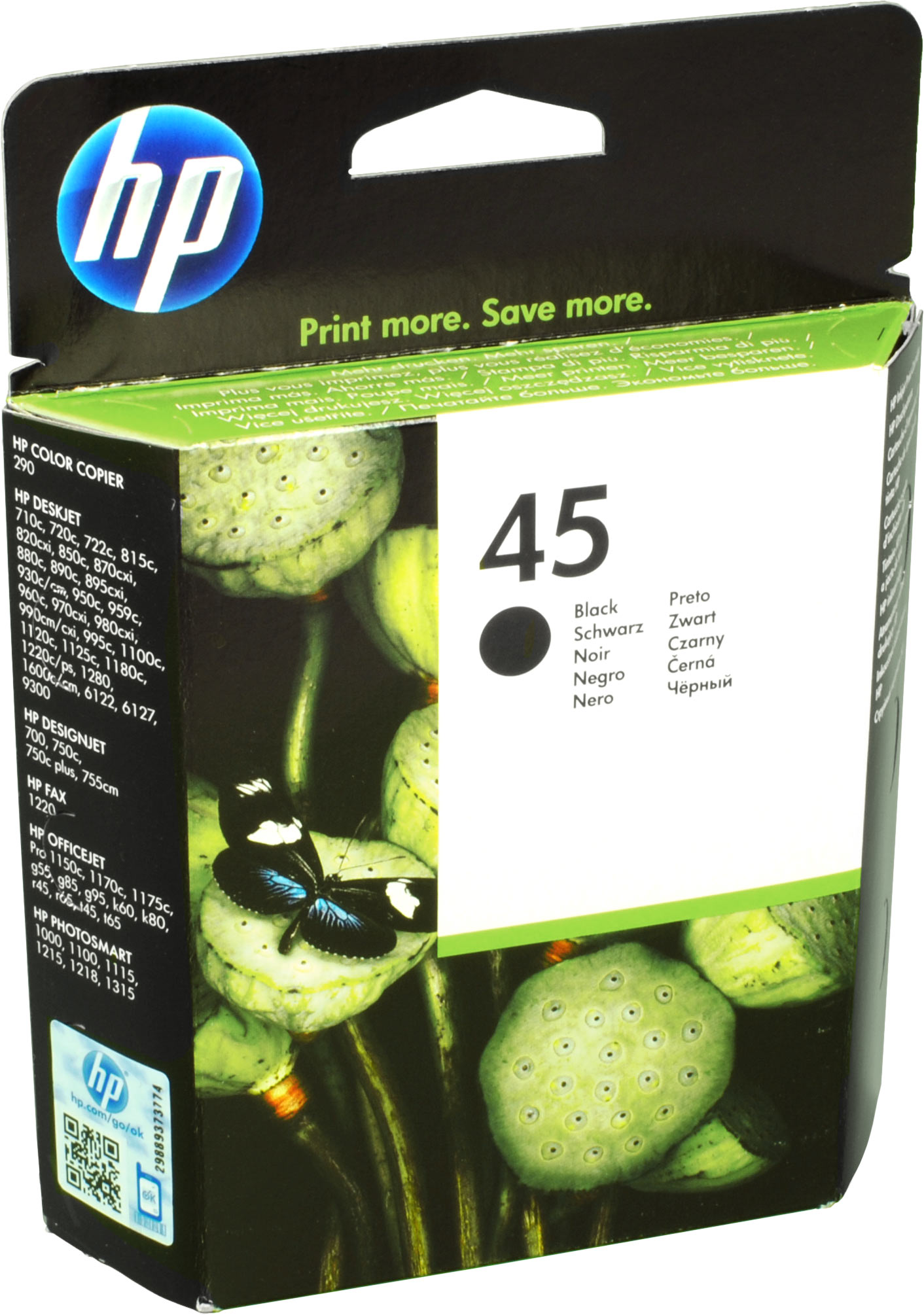 HP Tinte 51645AE  45  schwarz