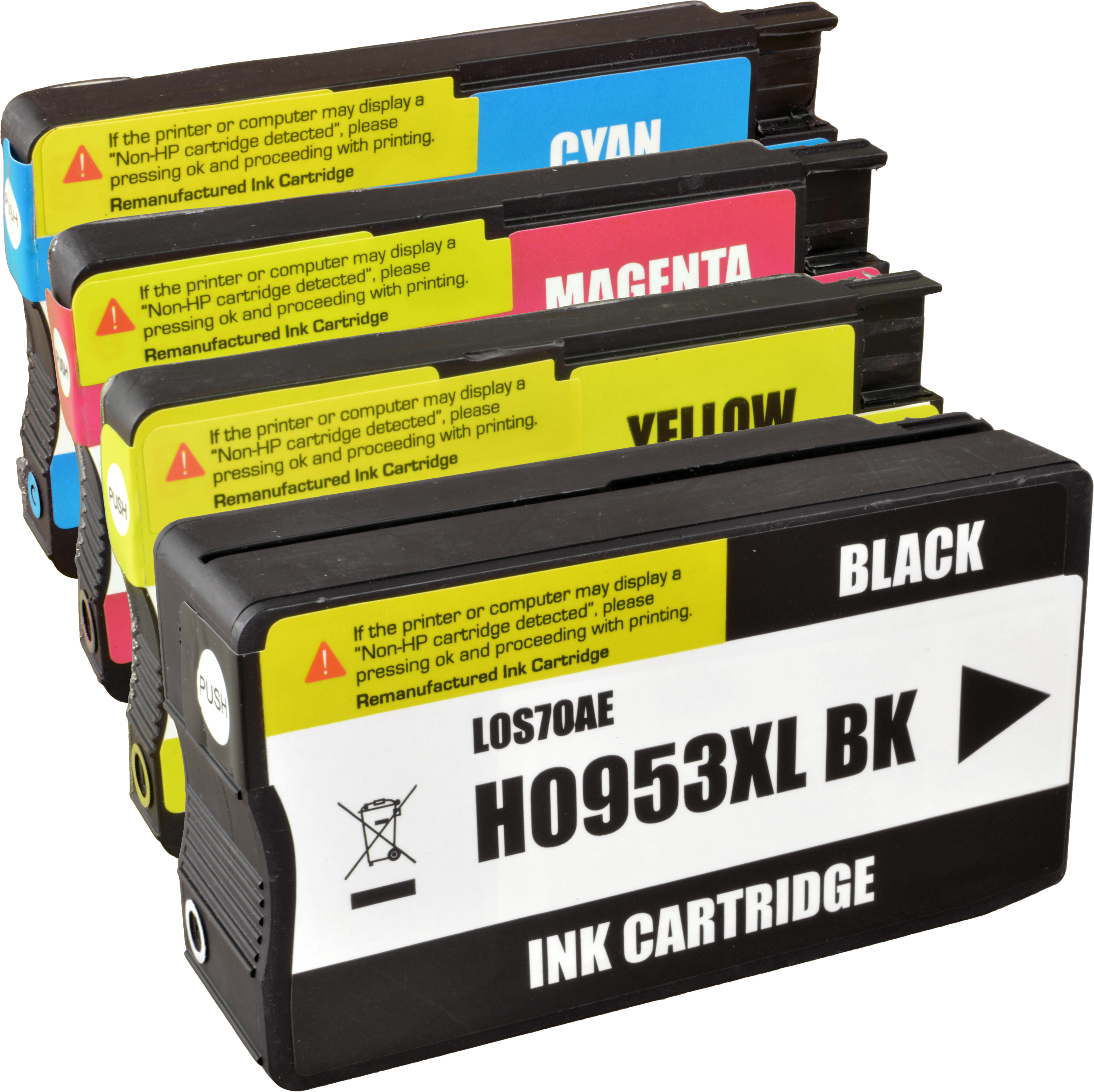 4 Ampertec Tinten für HP 953XL  4-farbig