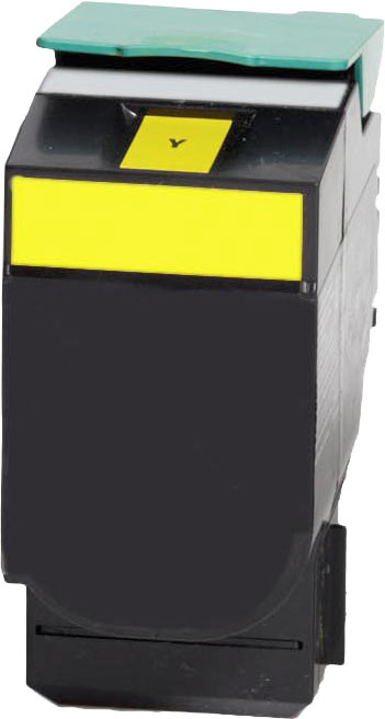 Recycling Toner für Lexmark 80C20Y0 802Y  yellow