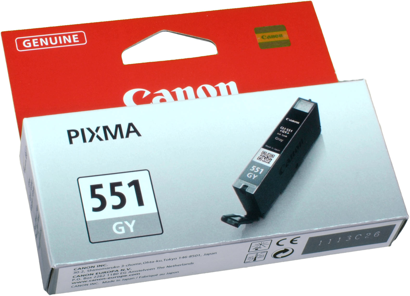 Canon Tinte 6512B001  CLI-551GY  grau