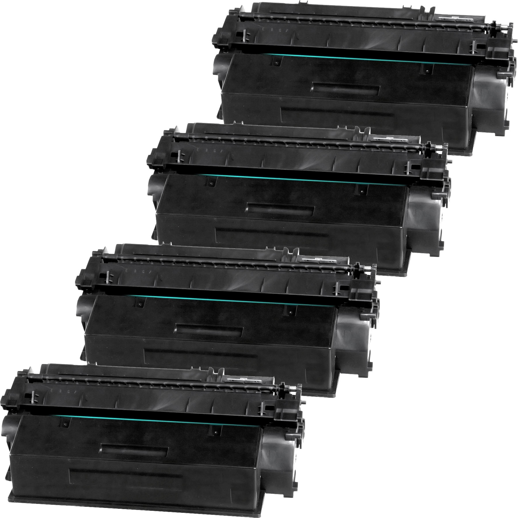 4 Ampertec Toner für HP Q7553X  53X  schwarz