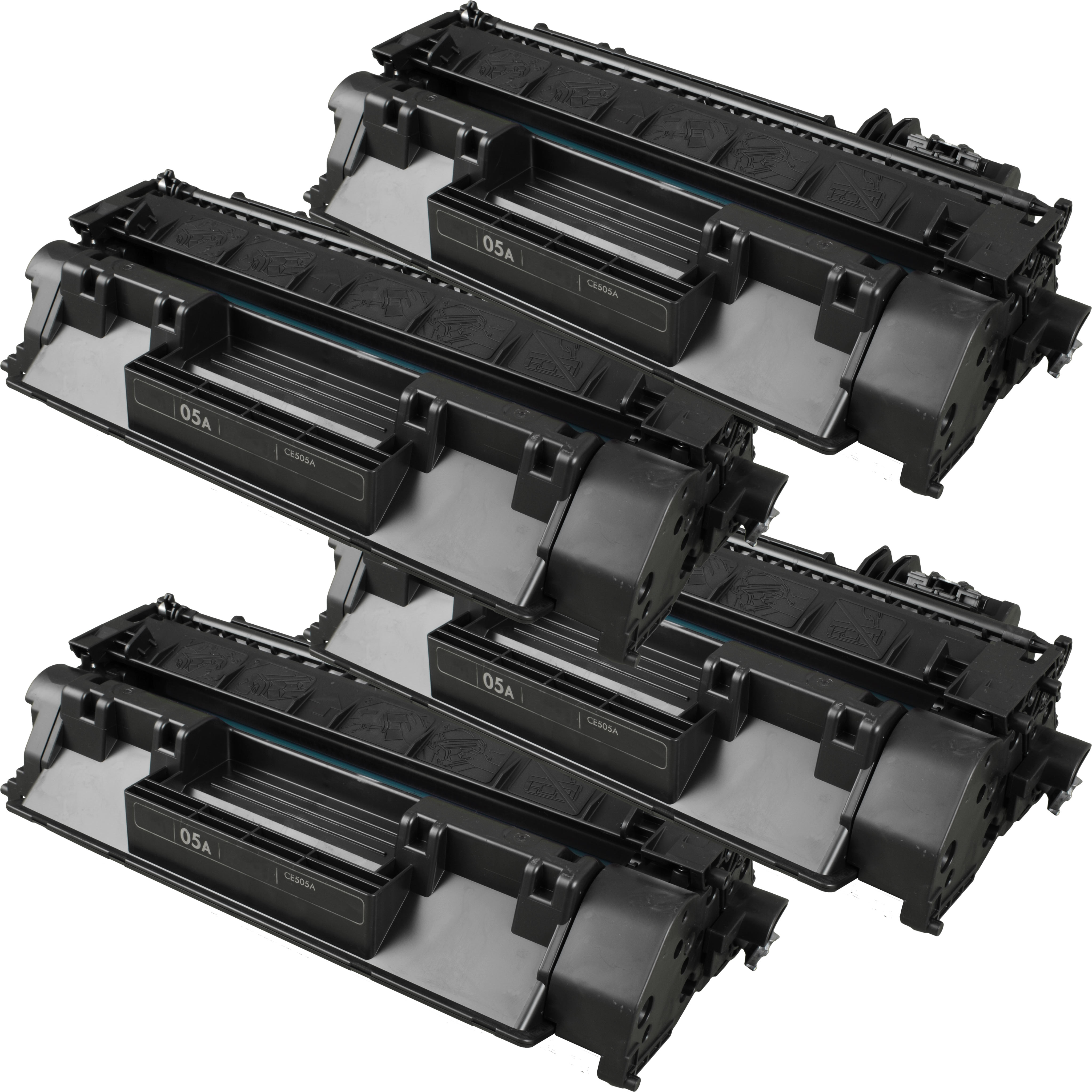4 Ampertec Toner für HP CE505A  05A  schwarz