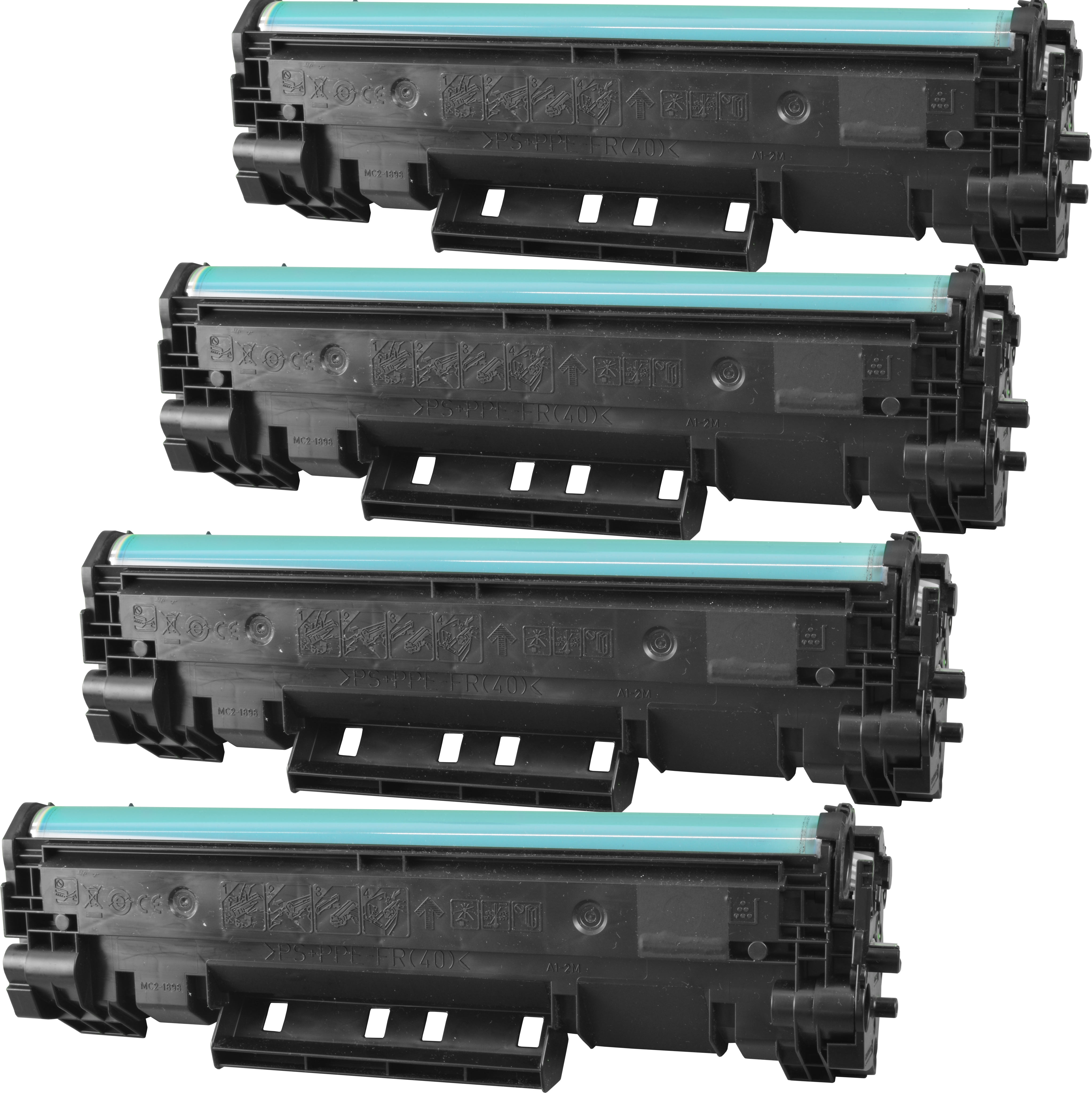 4 Ampertec Toner für HP CF244A  44A  schwarz