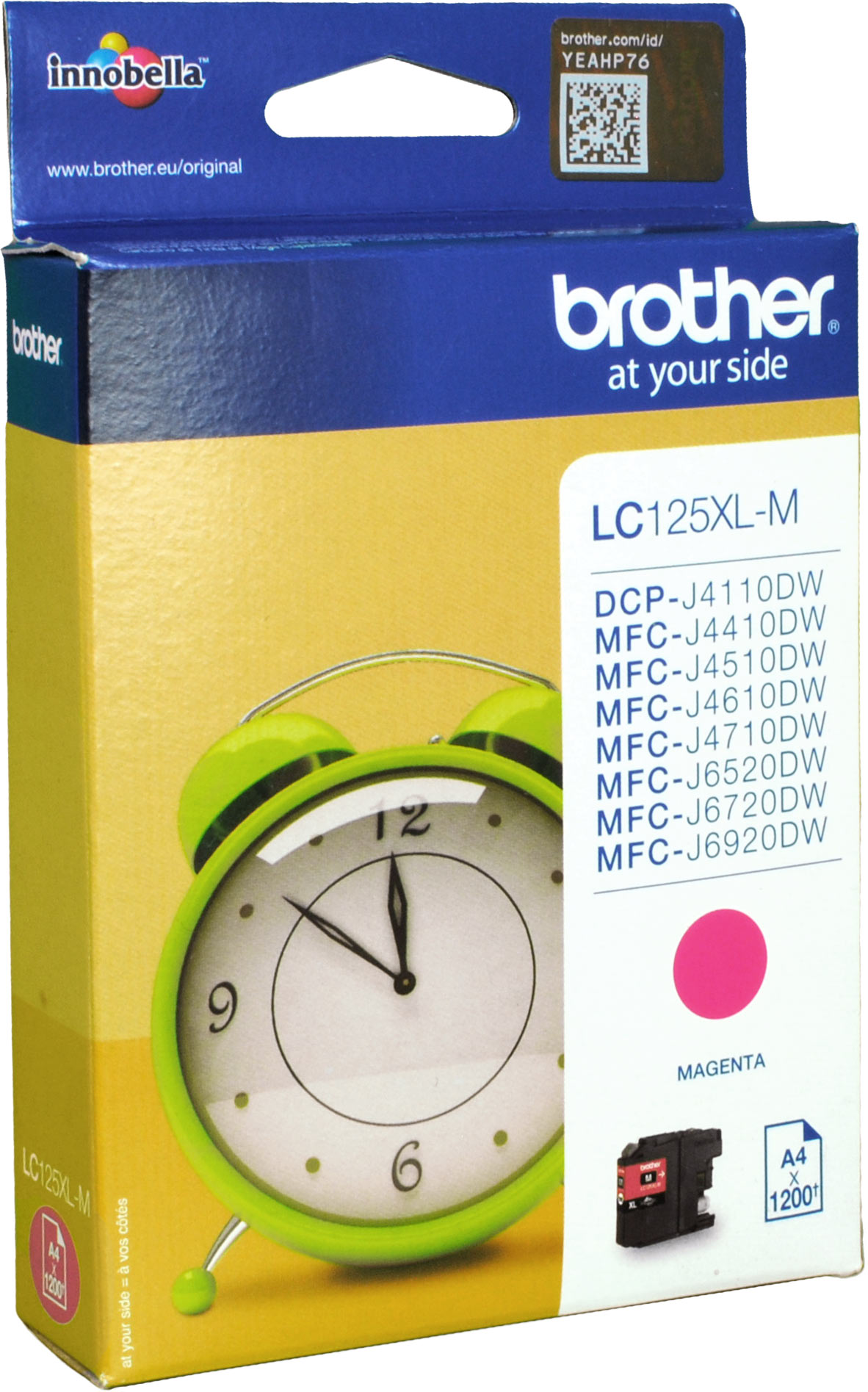 Brother Tinte LC-125XLM  magenta