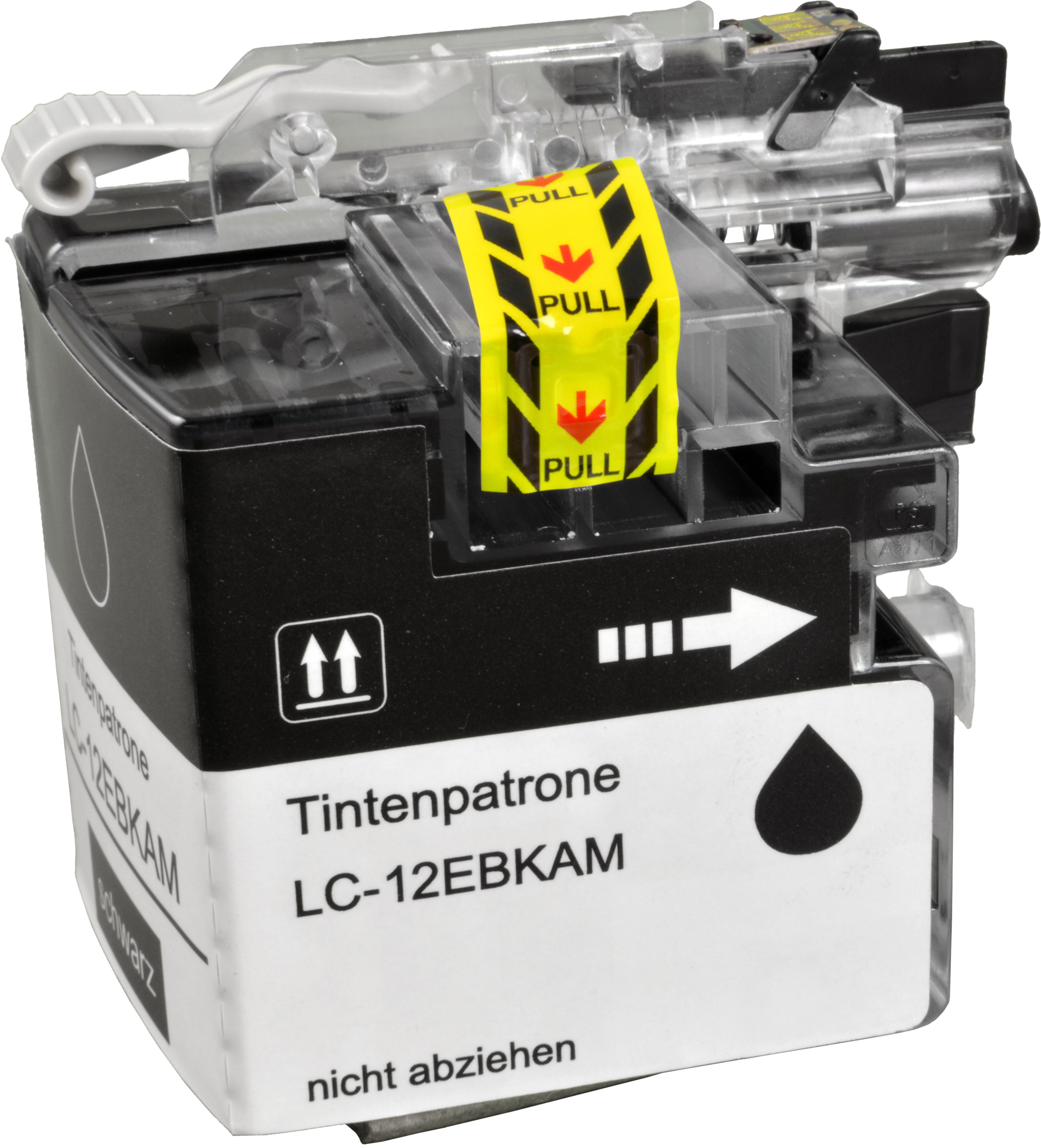 Ampertec Tinte kompatibel mit Brother LC-12EBK  schwarz