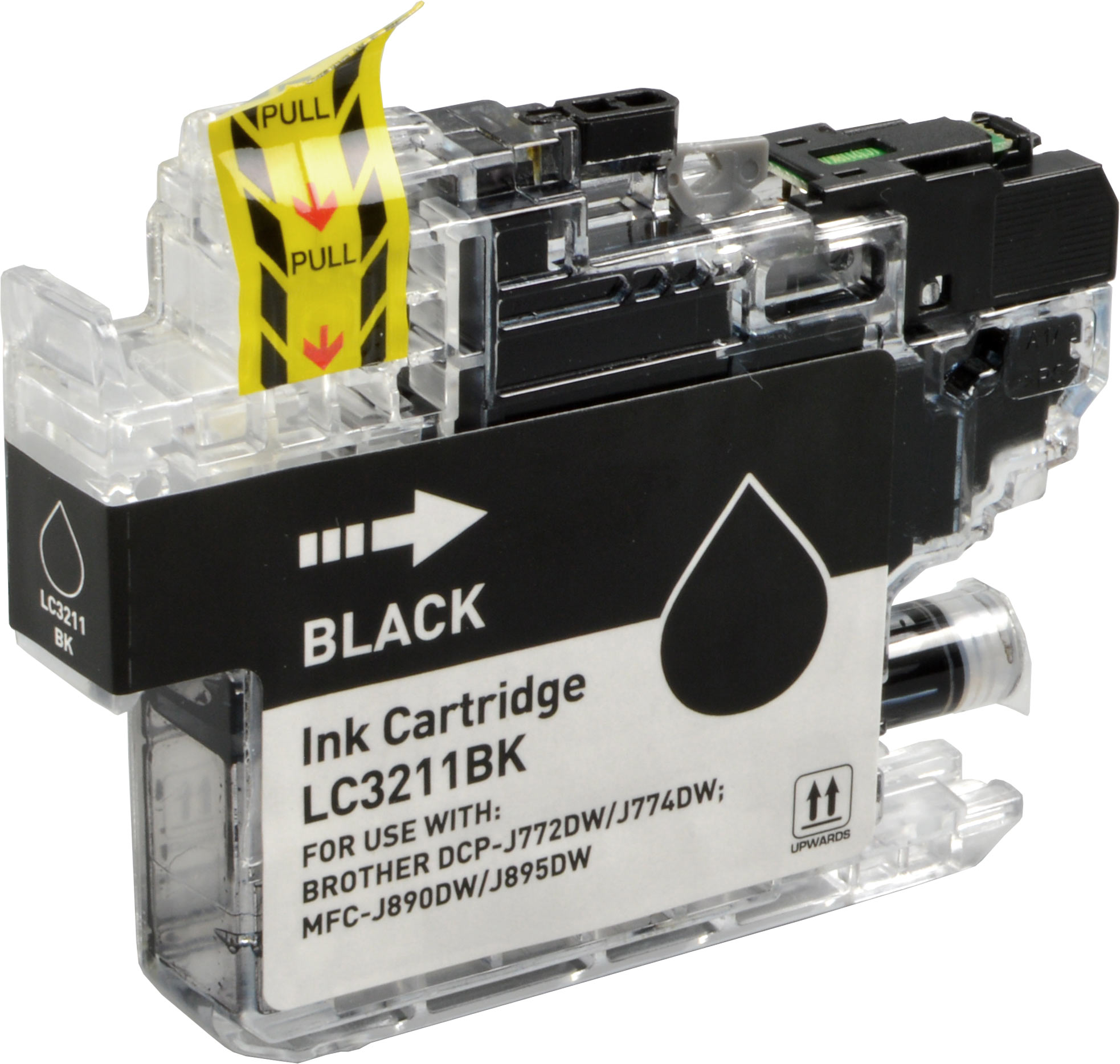 Ampertec Tinte kompatibel mit Brother LC-3211BK  schwarz
