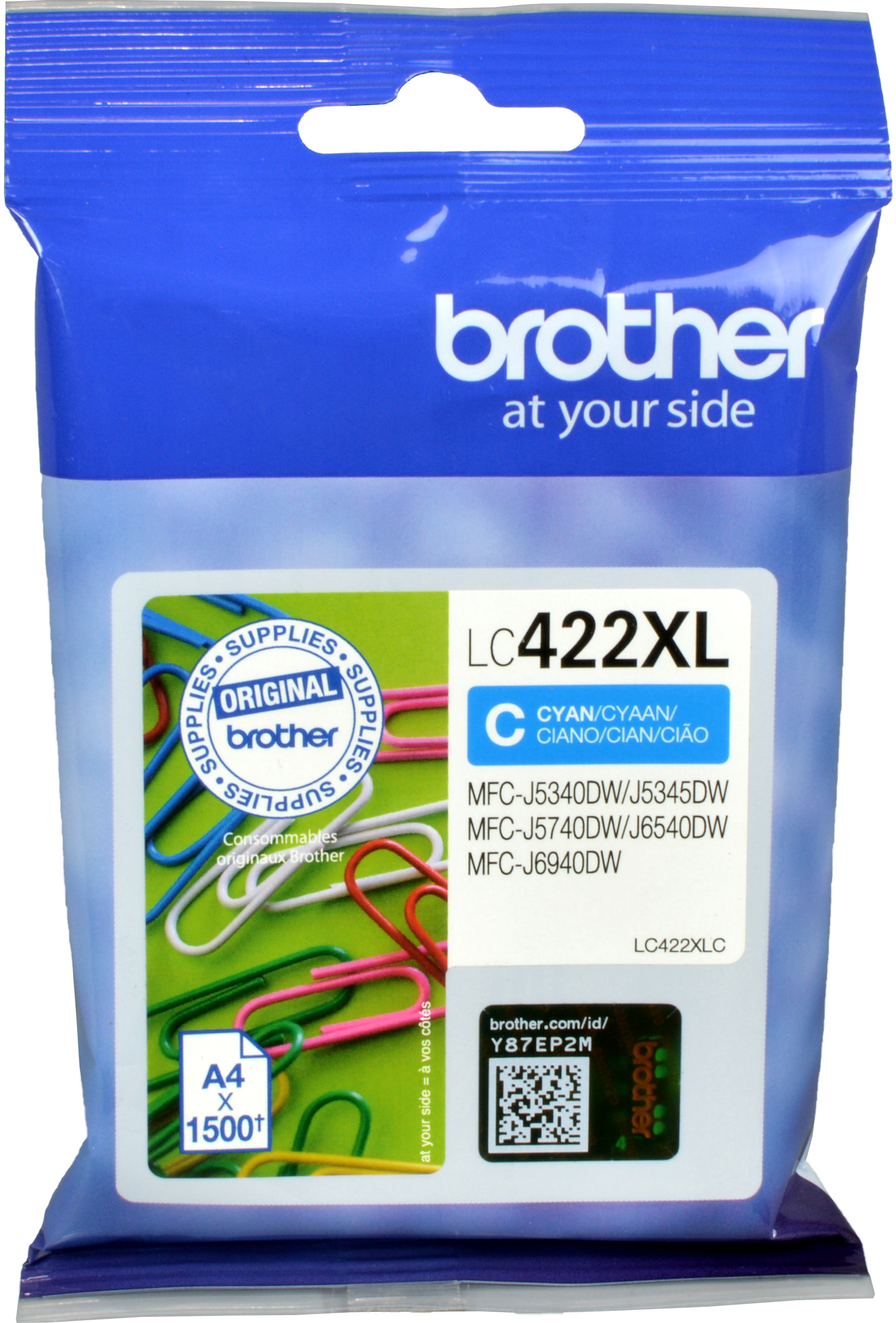Brother Tinte LC-422XLC  cyan