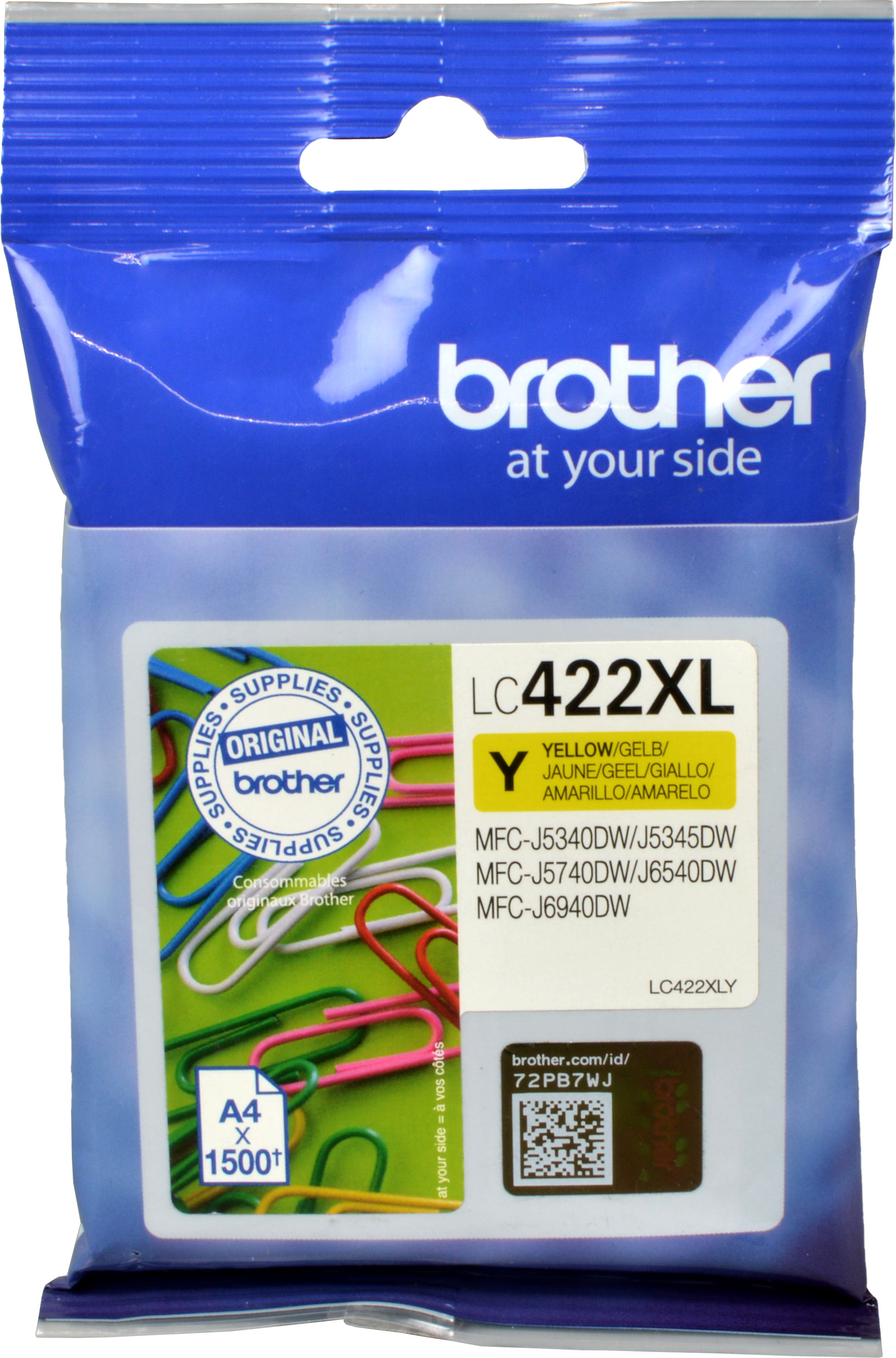 Brother Tinte LC-422XLY  yellow