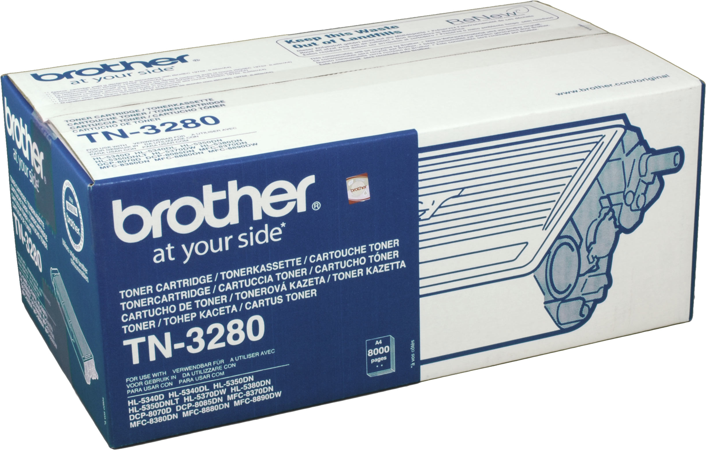 Brother Toner TN-3280  schwarz
