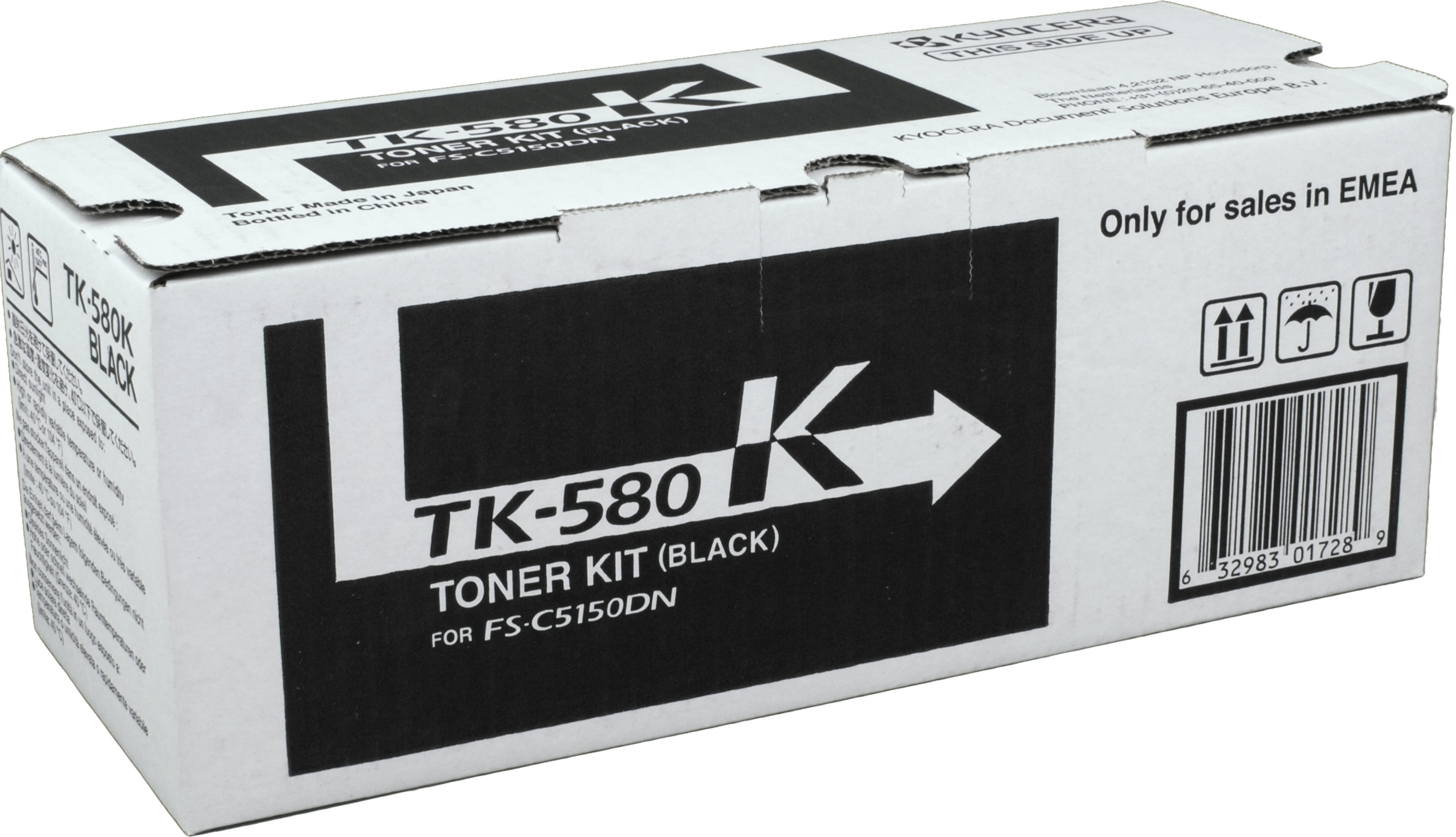 Kyocera Toner TK-580K  1T02KT0NL0  schwarz