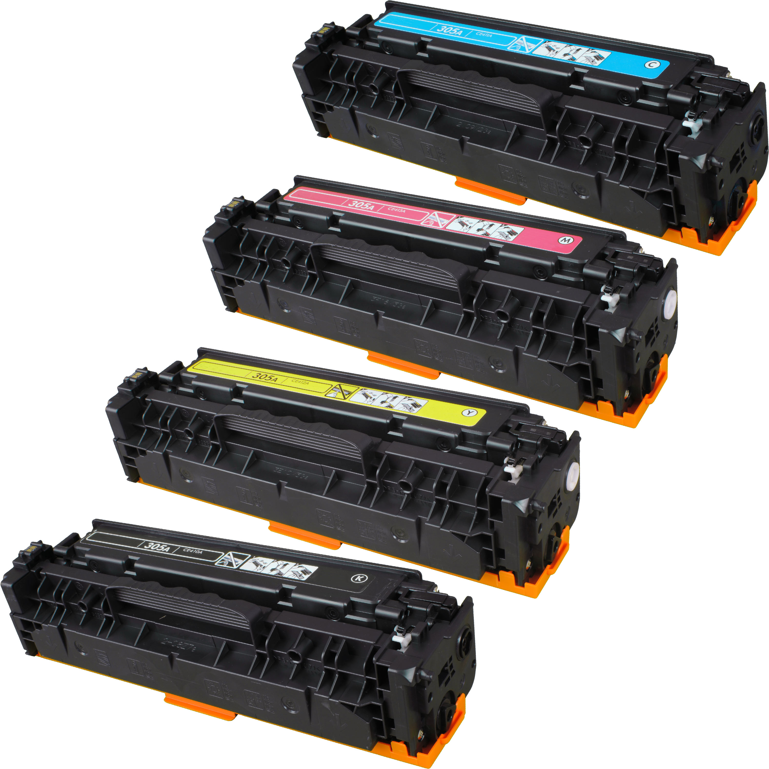 4 Ampertec Toner für HP CE410X+11A-13A  4-farbig