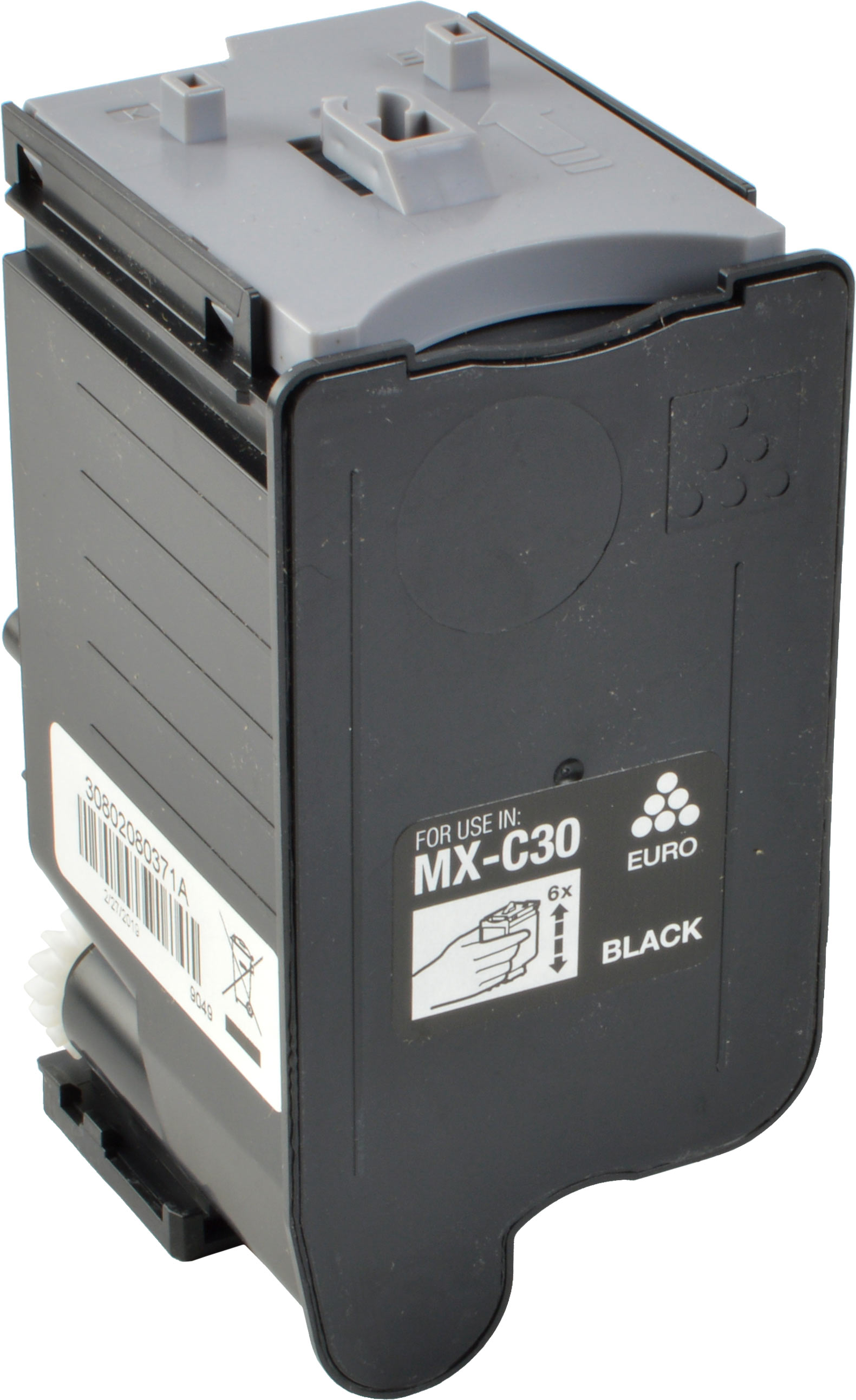 Ampertec Toner für Sharp MX-C30GTB  schwarz