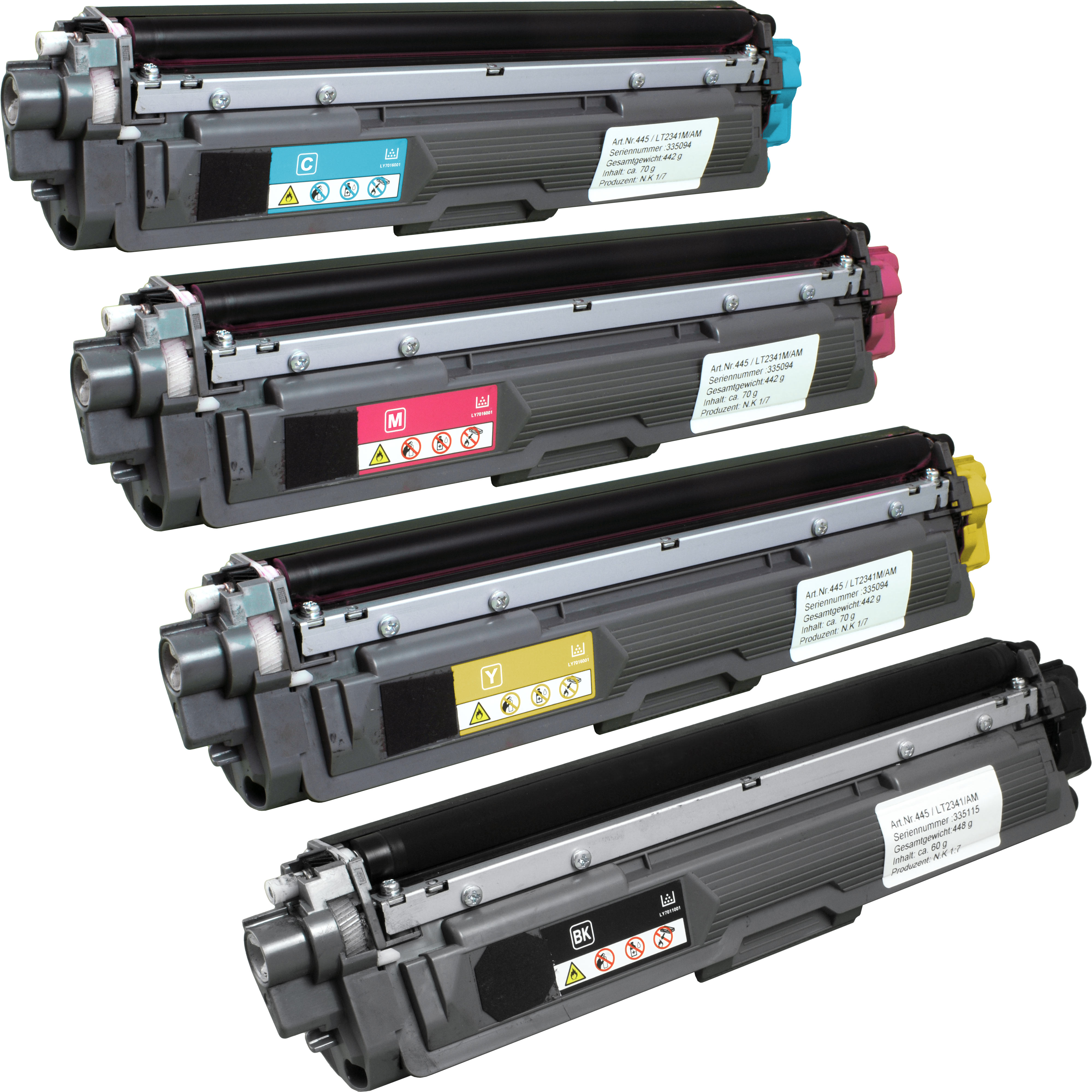 4 Ampertec Toner kompatibel mit Brother TN-242CMY TN-246BK  4-farbig