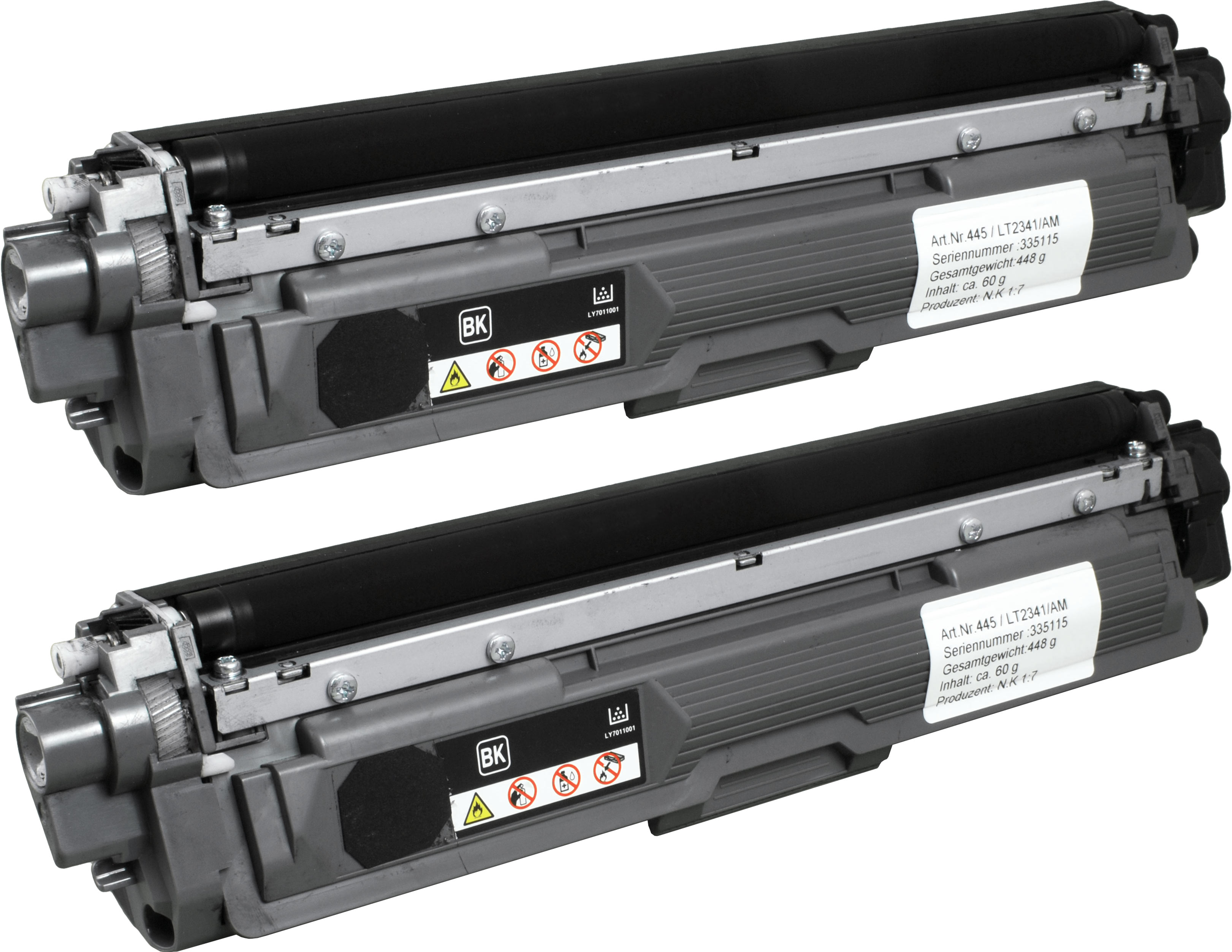 2 Ampertec Toner kompatibel mit Brother TN-242BK  Doppelpack  schwarz