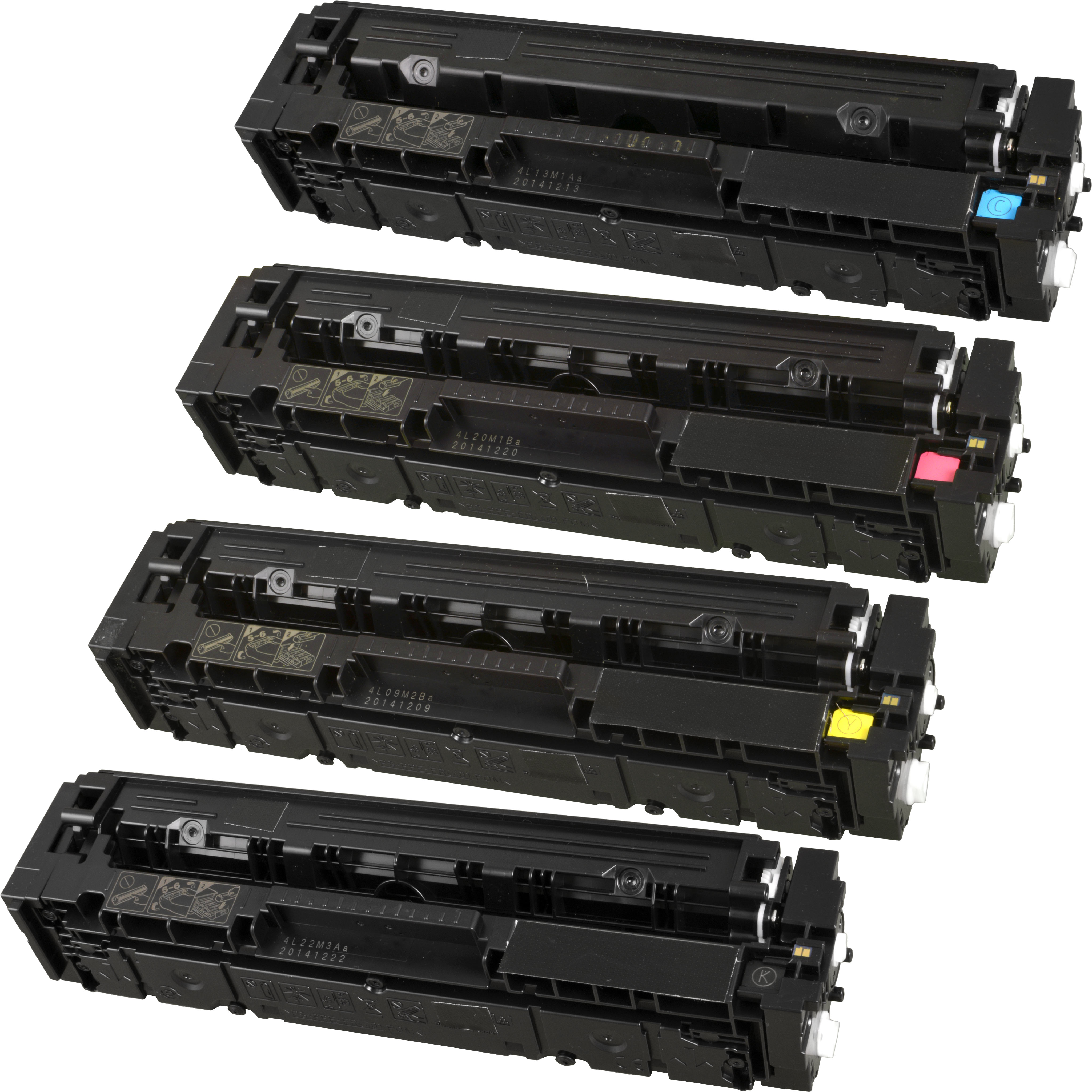4 Ampertec Toner für HP CF540A-543A  4-farbig