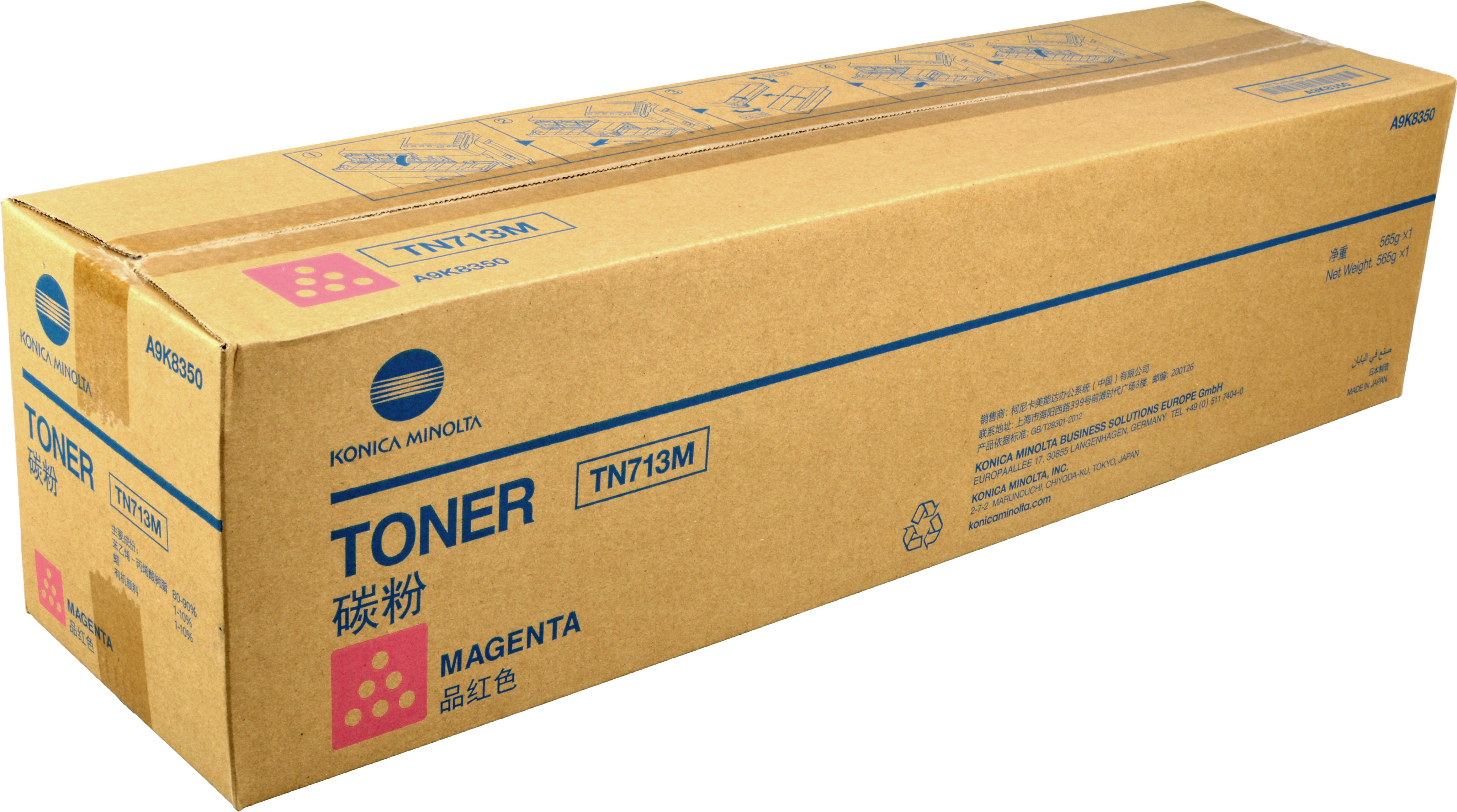 Konica Minolta Toner TN-713M  A9K8350  magenta
