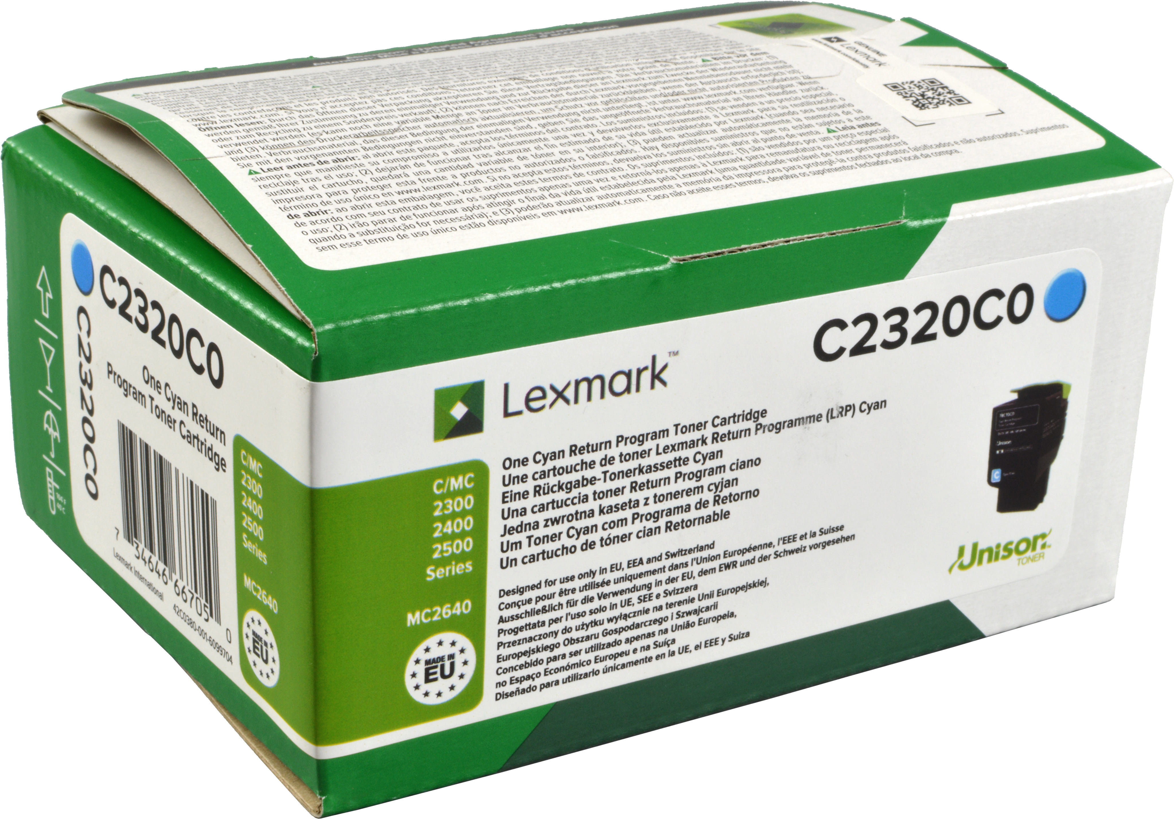 Lexmark Toner C2320C0  cyan