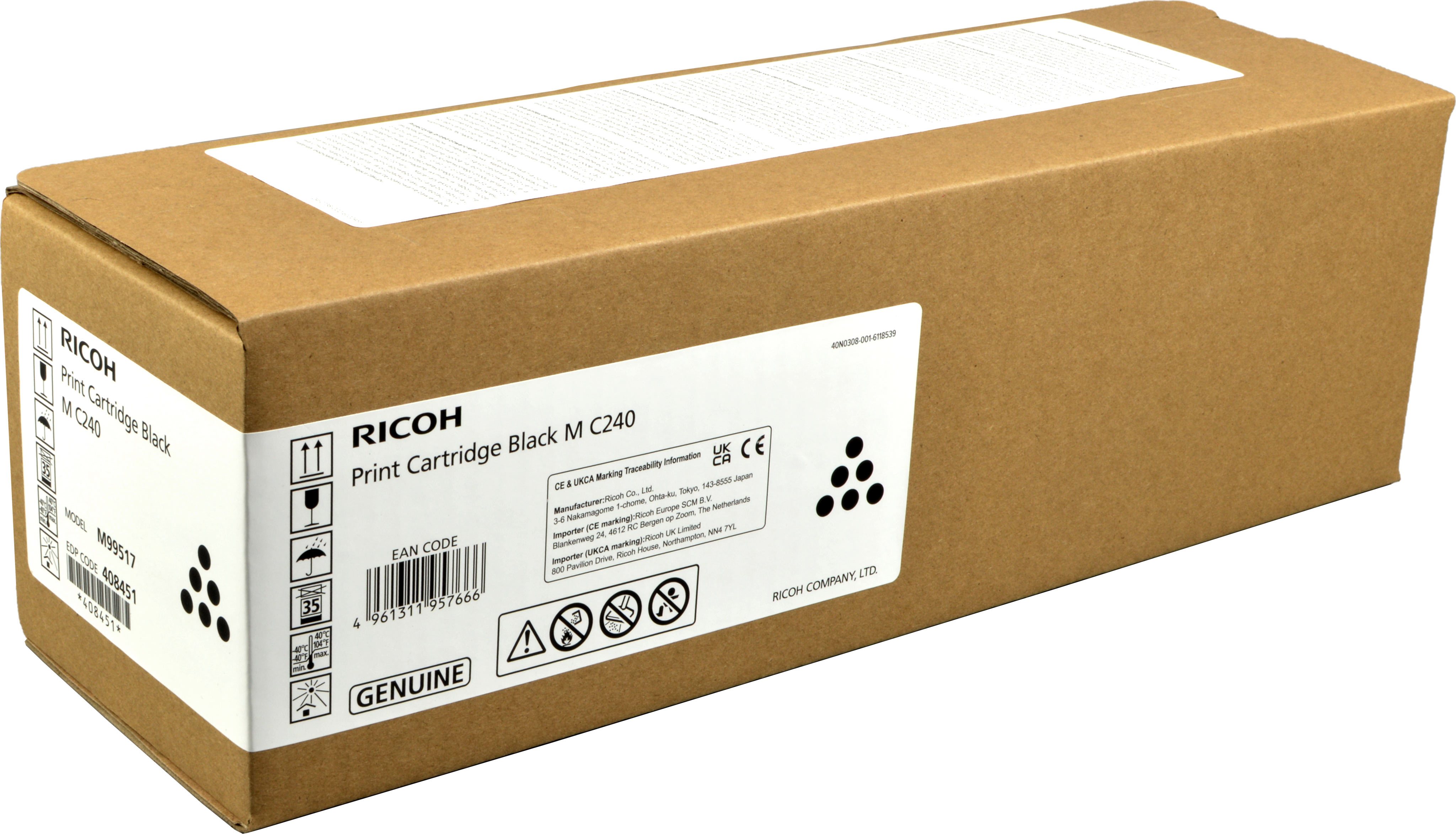 Ricoh Toner 408451  MC240  schwarz OEM