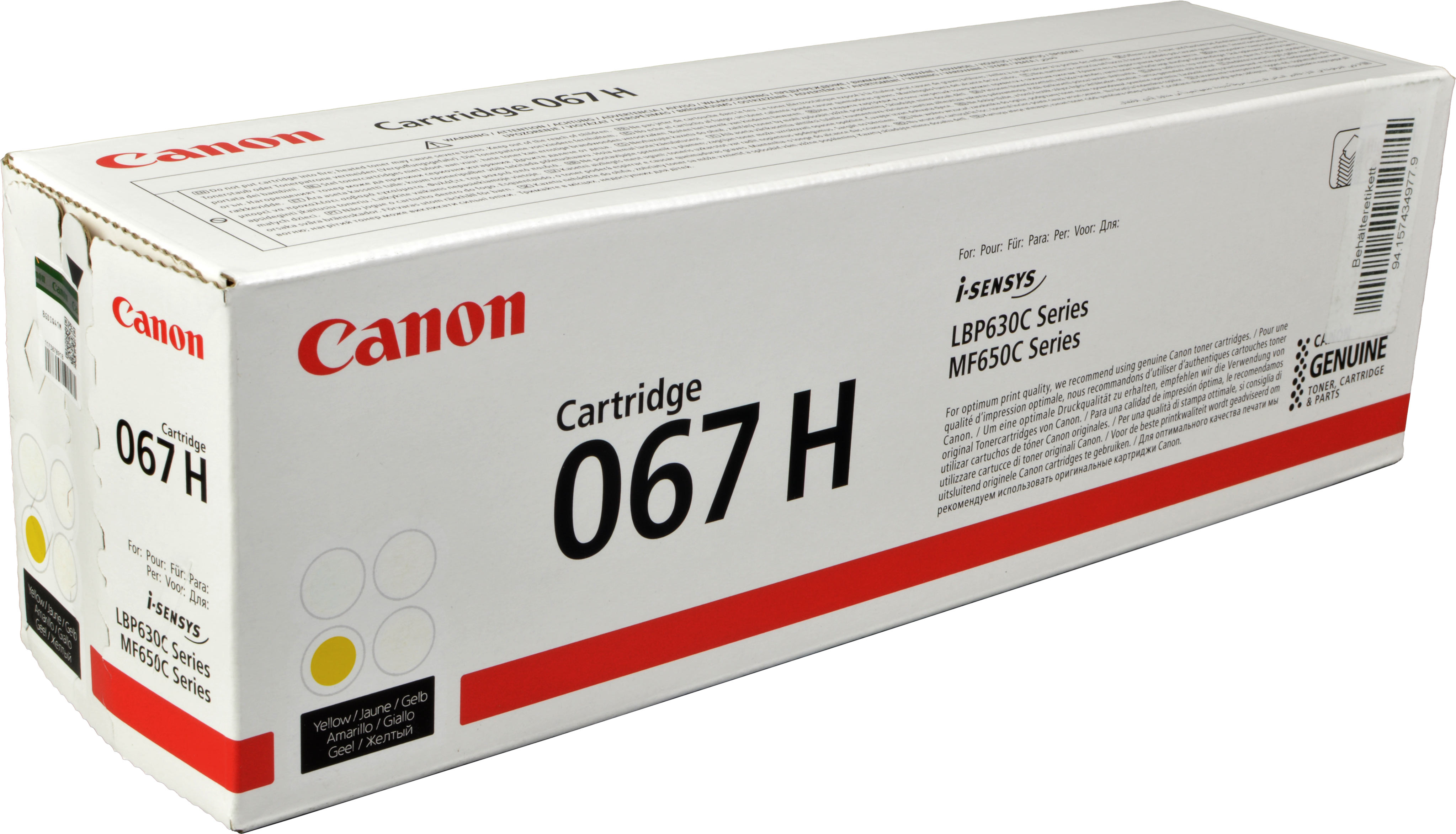 Canon Toner 5103C002  067H  yellow