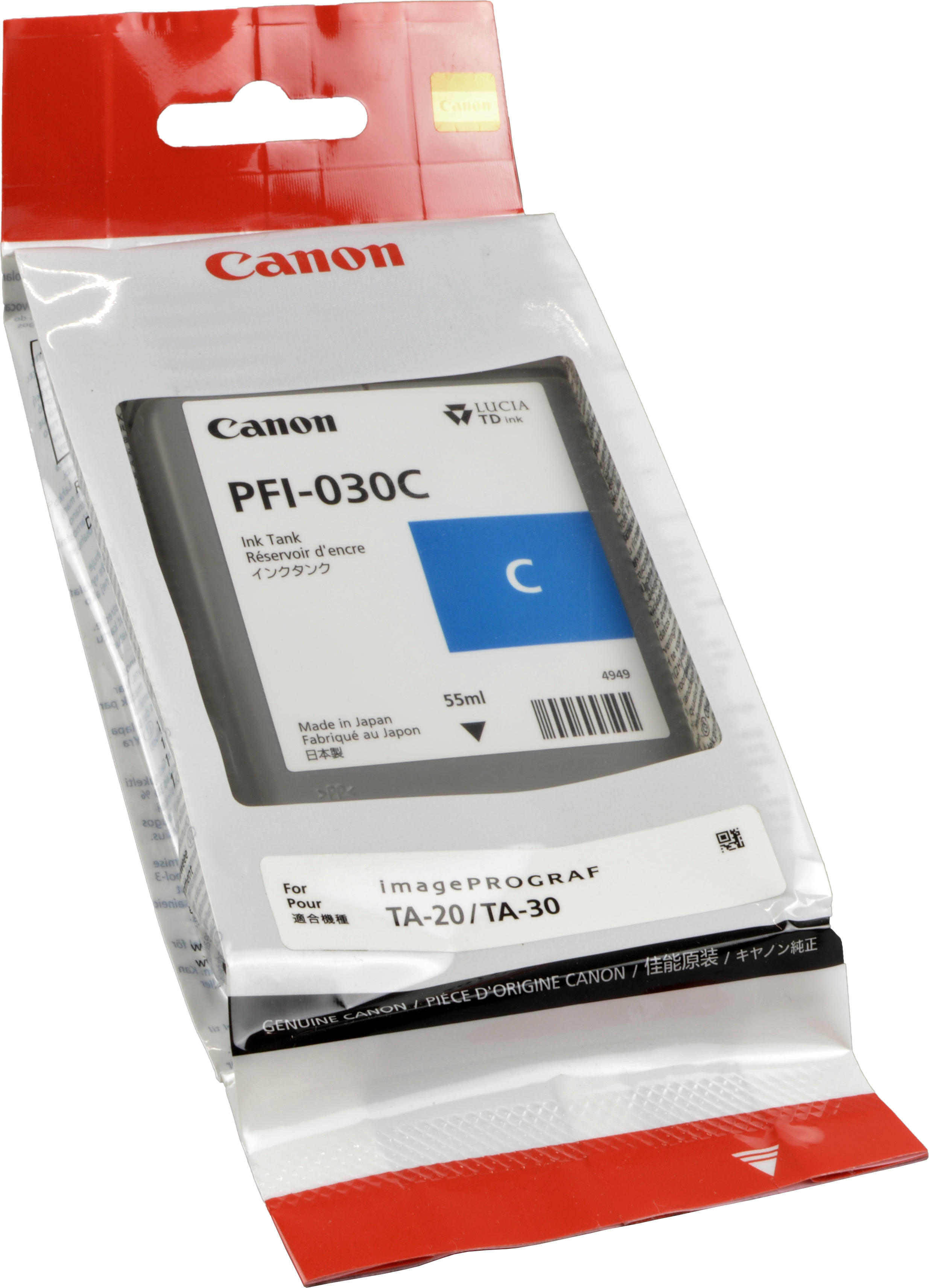 Canon Tinte 3490C001  PFI-030C  cyan