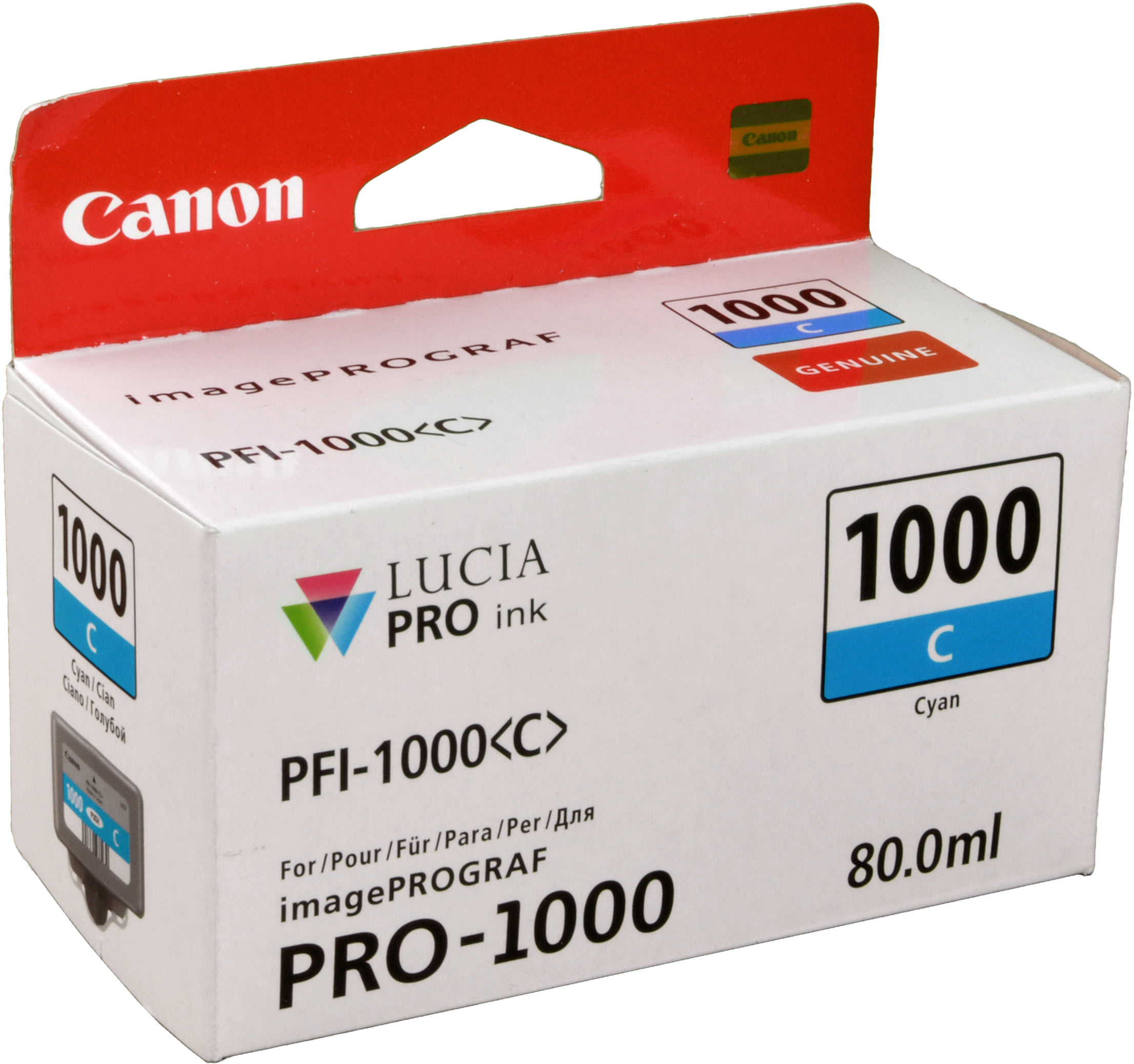 Canon Tinte 0547C001  PFI-1000C  cyan
