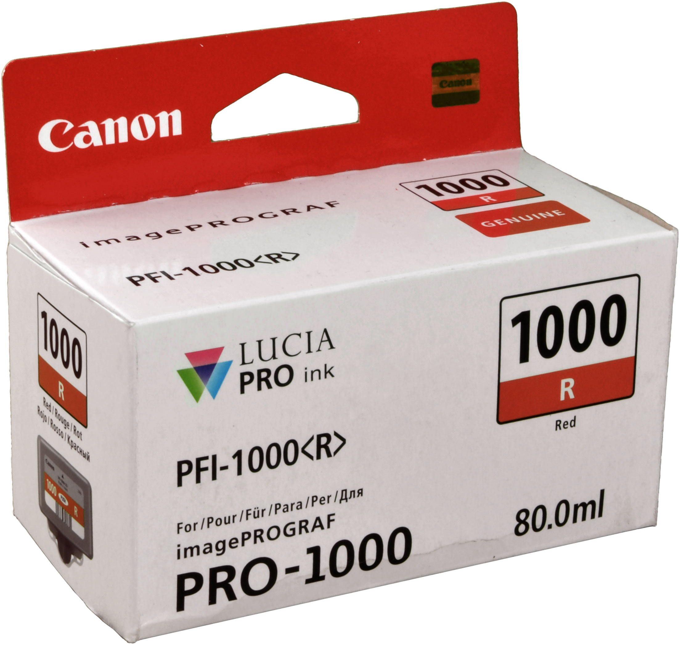 Canon Tinte 0554C001  PFI-1000R  rot