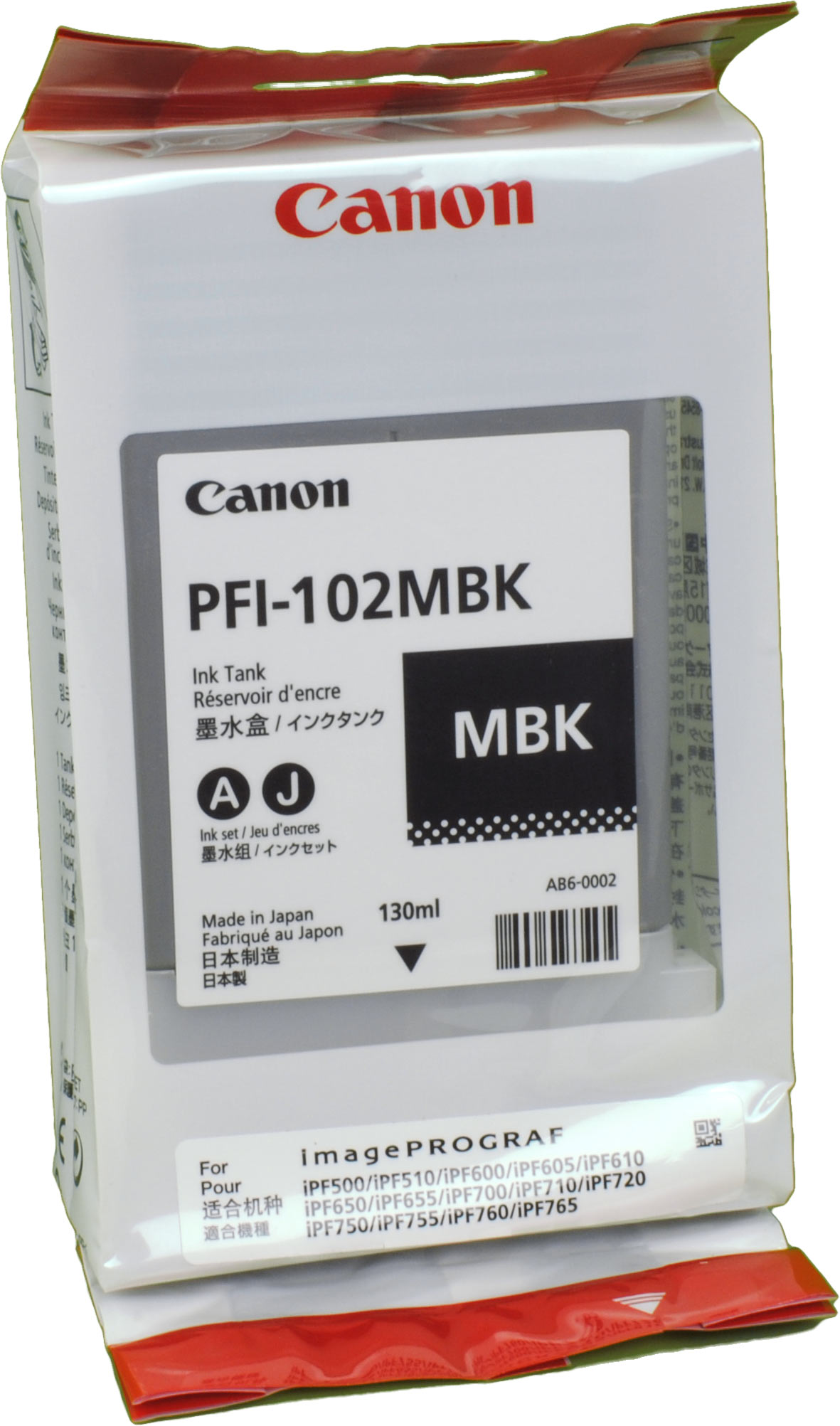 Canon Tinte 0894B001  PFI-102MBK  matt schwarz