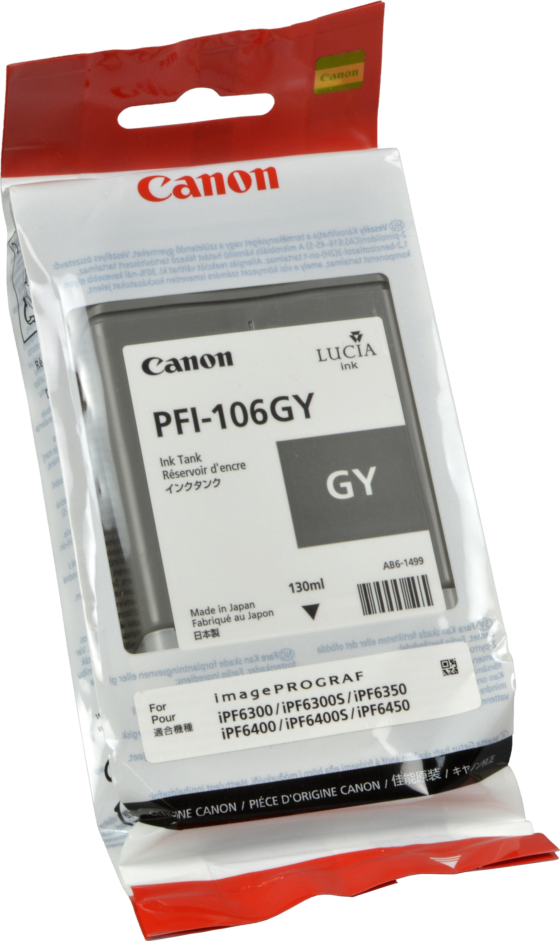 Canon Tinte 6630B001  PFI-106GY  grau