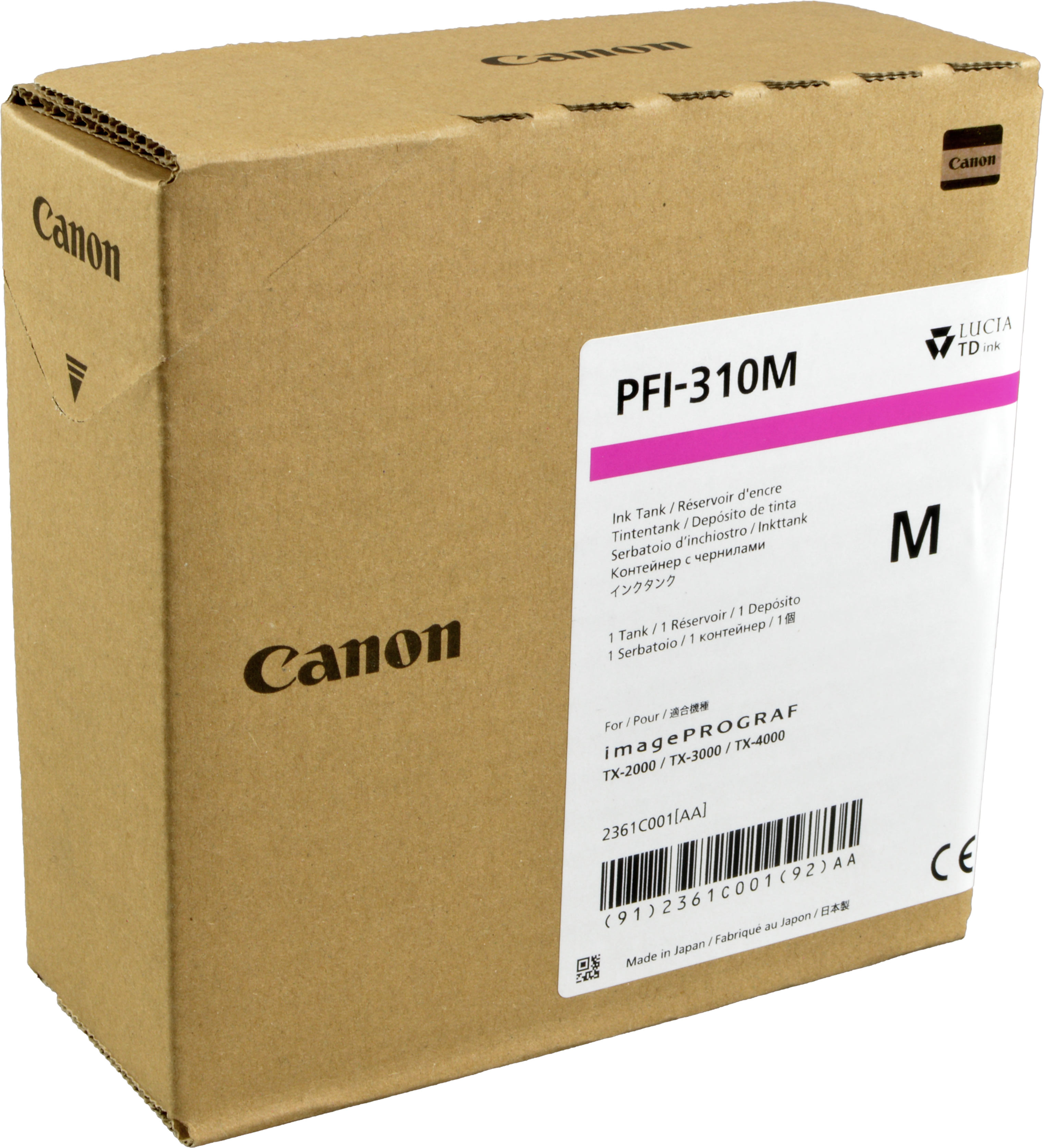 Canon Tinte 2361C001  PFI-310M  magenta