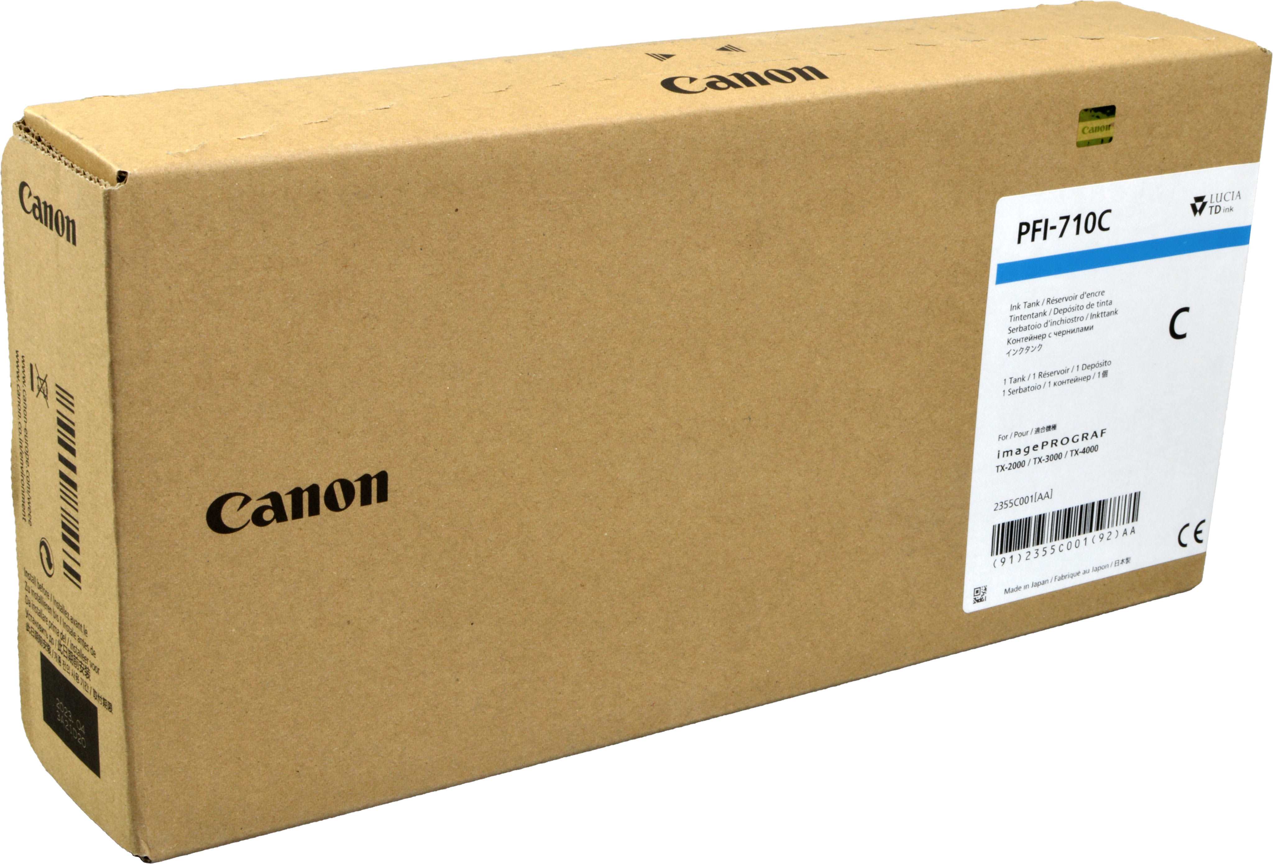 Canon Tinte 2355C001  PFI-710C  cyan