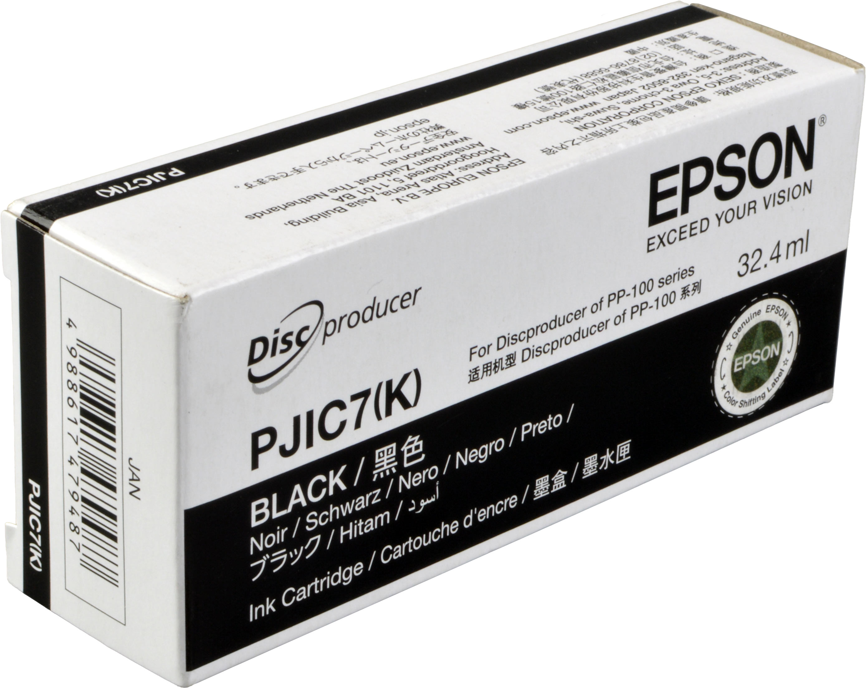 Epson Tinte C13S020693  PJIC7(K)  schwarz
