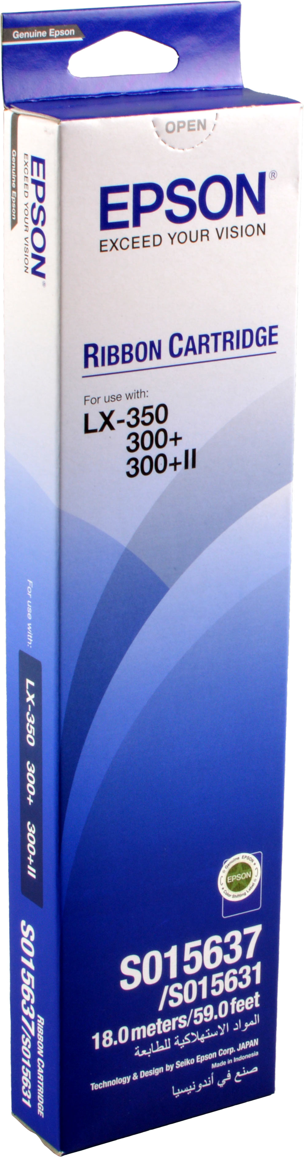 Epson Originalband LX 350 / 300  schwarz  C13S015637