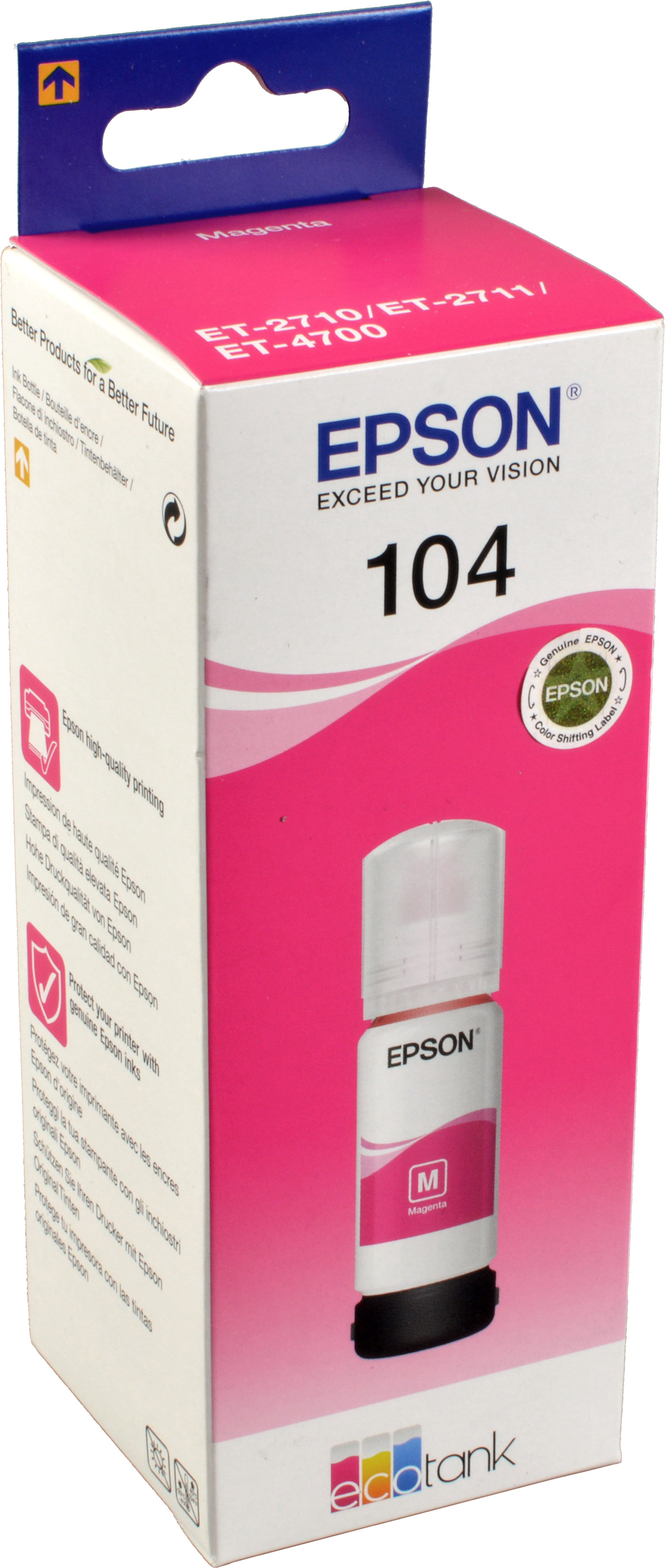 Epson Tinte C13T00P340  Magenta 104  magenta