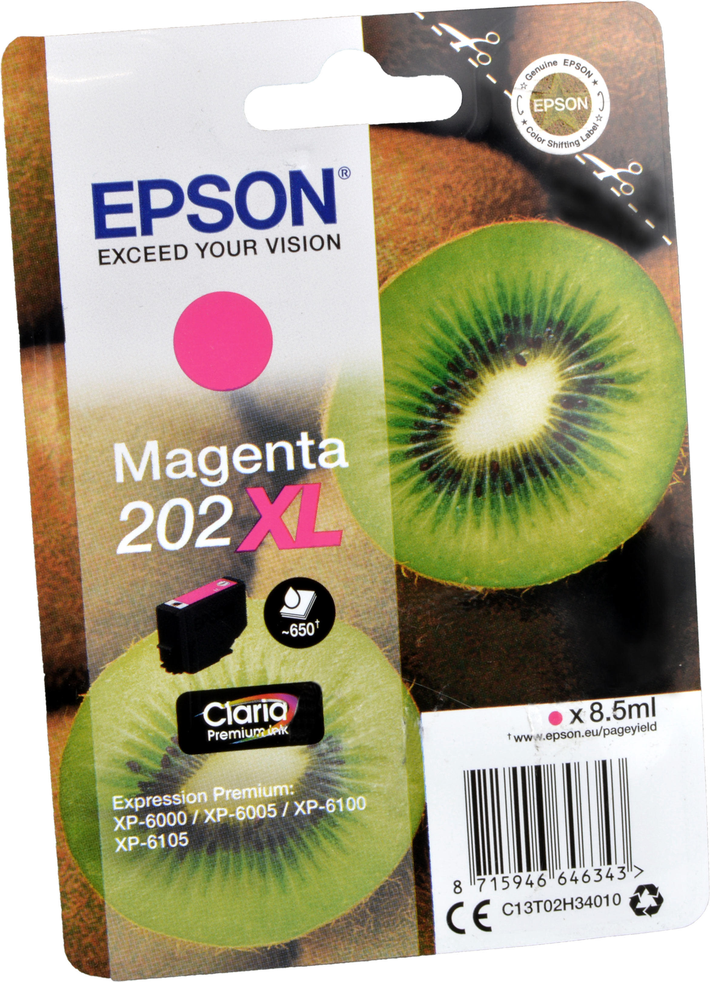 Epson Tinte C13T02H34010  Magenta 202XL  magenta
