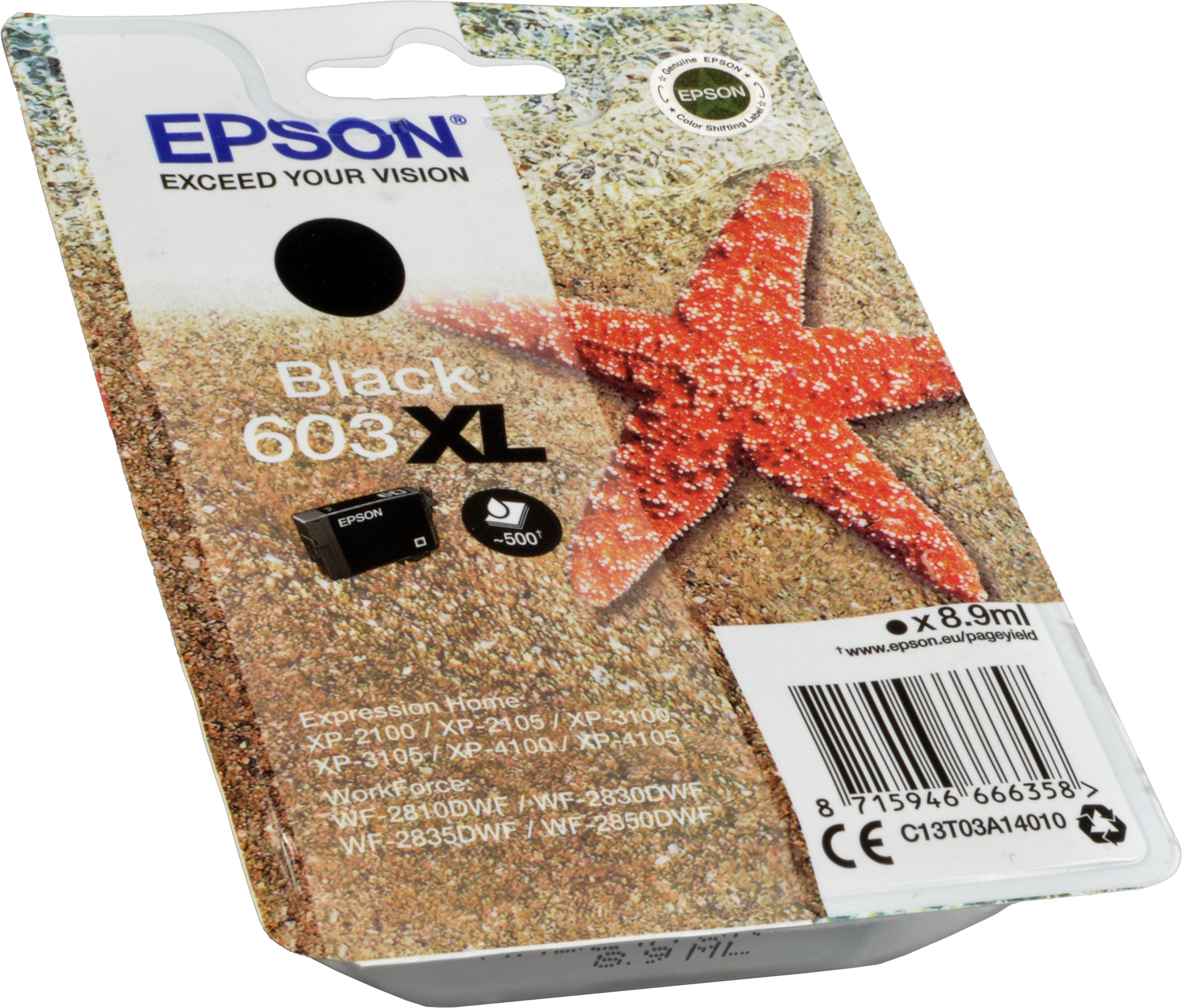 Epson Tinte C13T03A140  603XL  schwarz