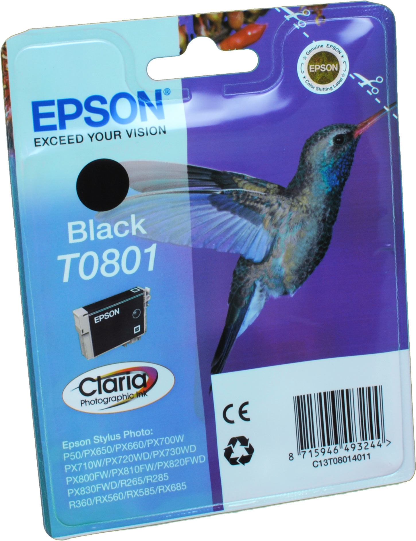 Epson Tinte C13T08014010 schwarz