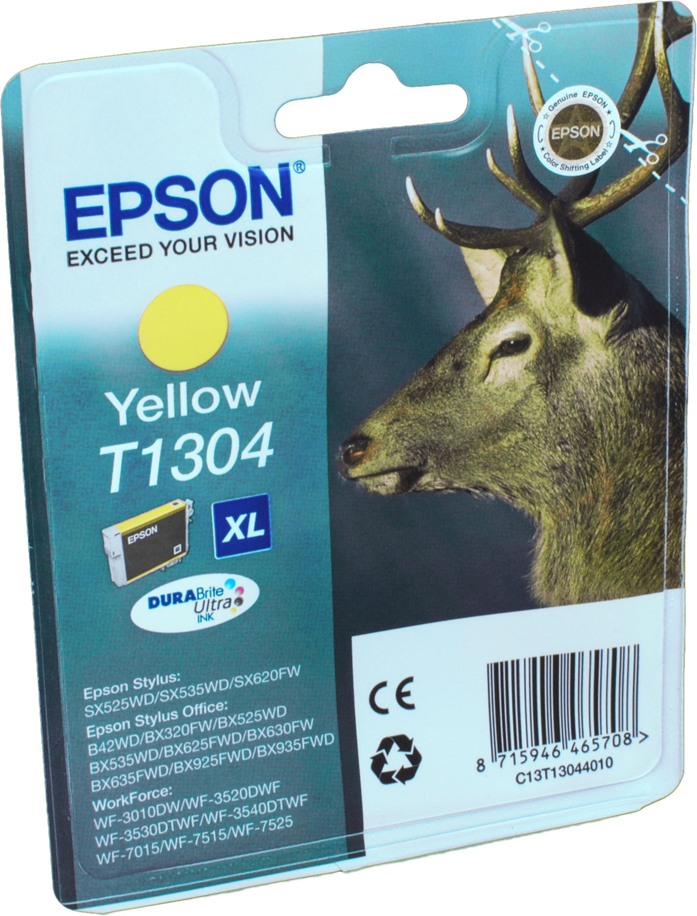Epson Tinte C13T13044012 yellow