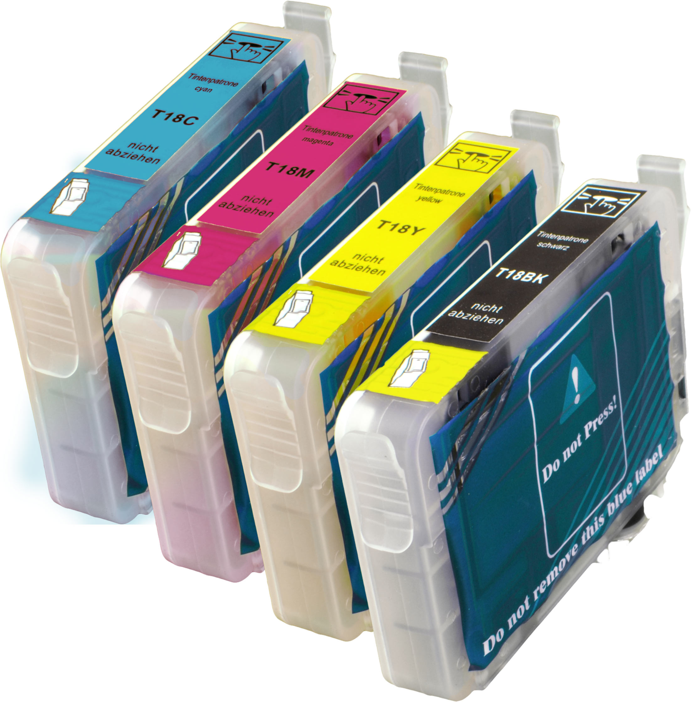 4 Ampertec Tinten für Epson C13T18064010  18  4-farbig