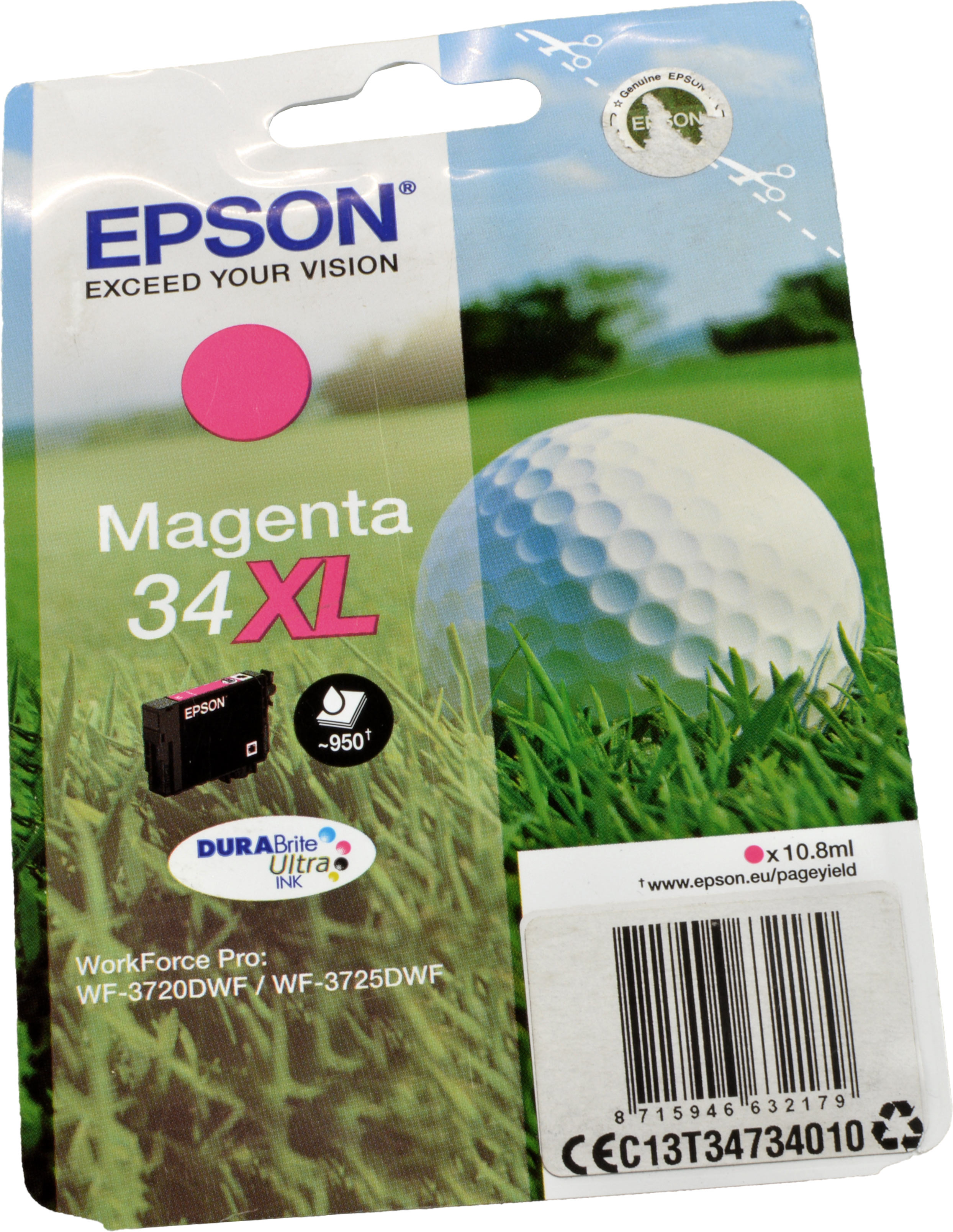 Epson Tinte C13T34734010 Magenta 34XL  magenta