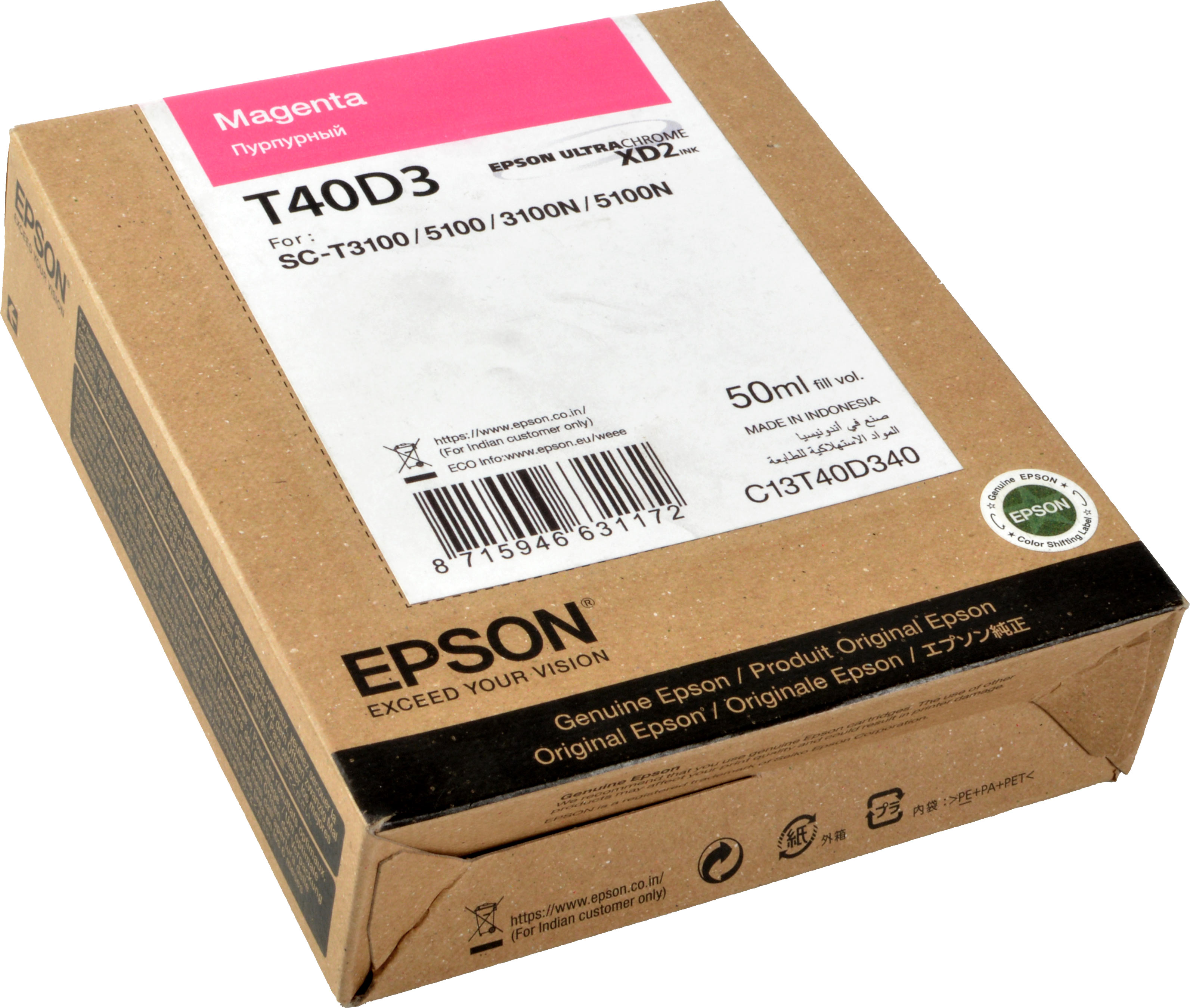 Epson Tinte C13T40D340  Magenta  T40D3