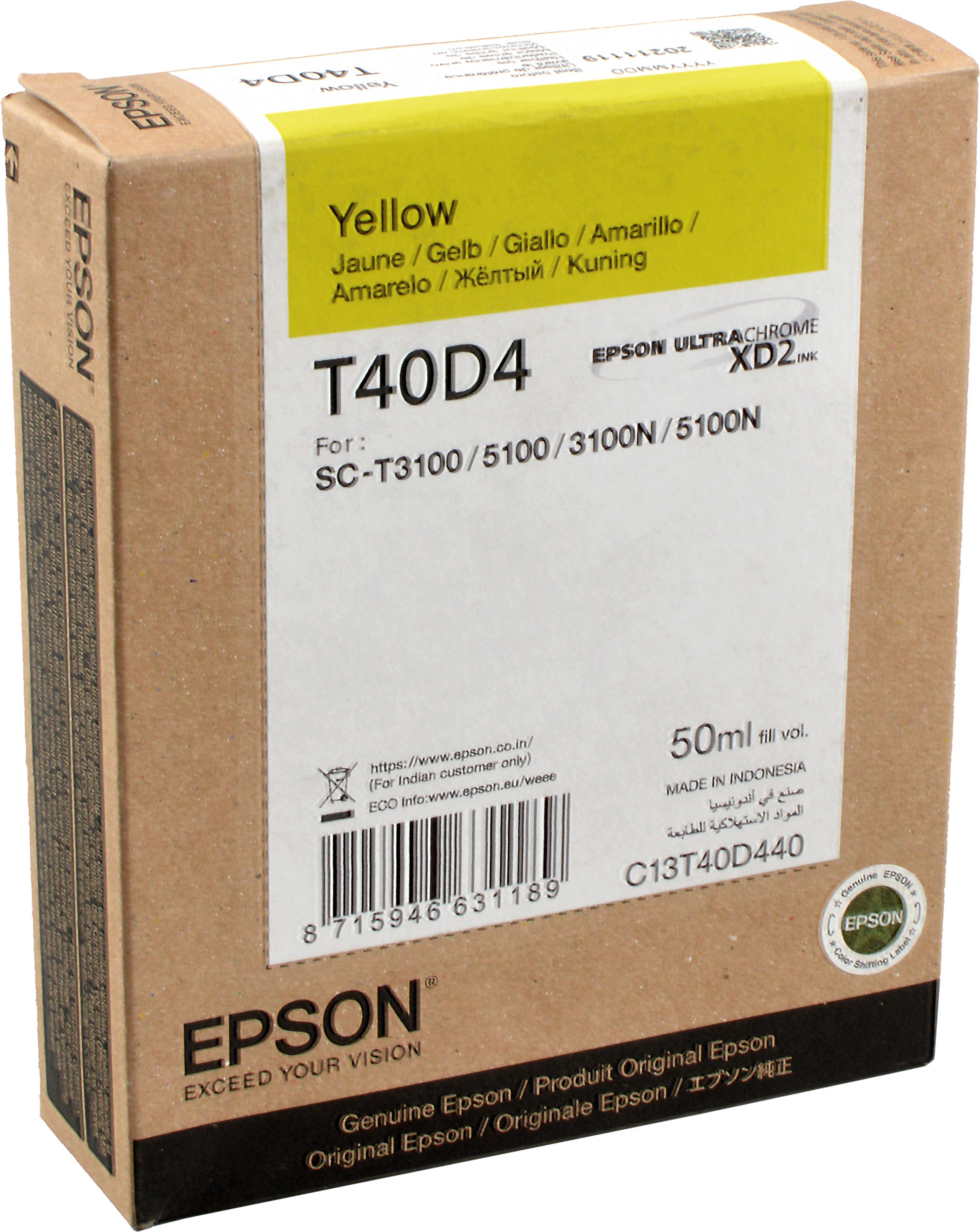 Epson Tinte C13T40D440  Yellow  T40D4