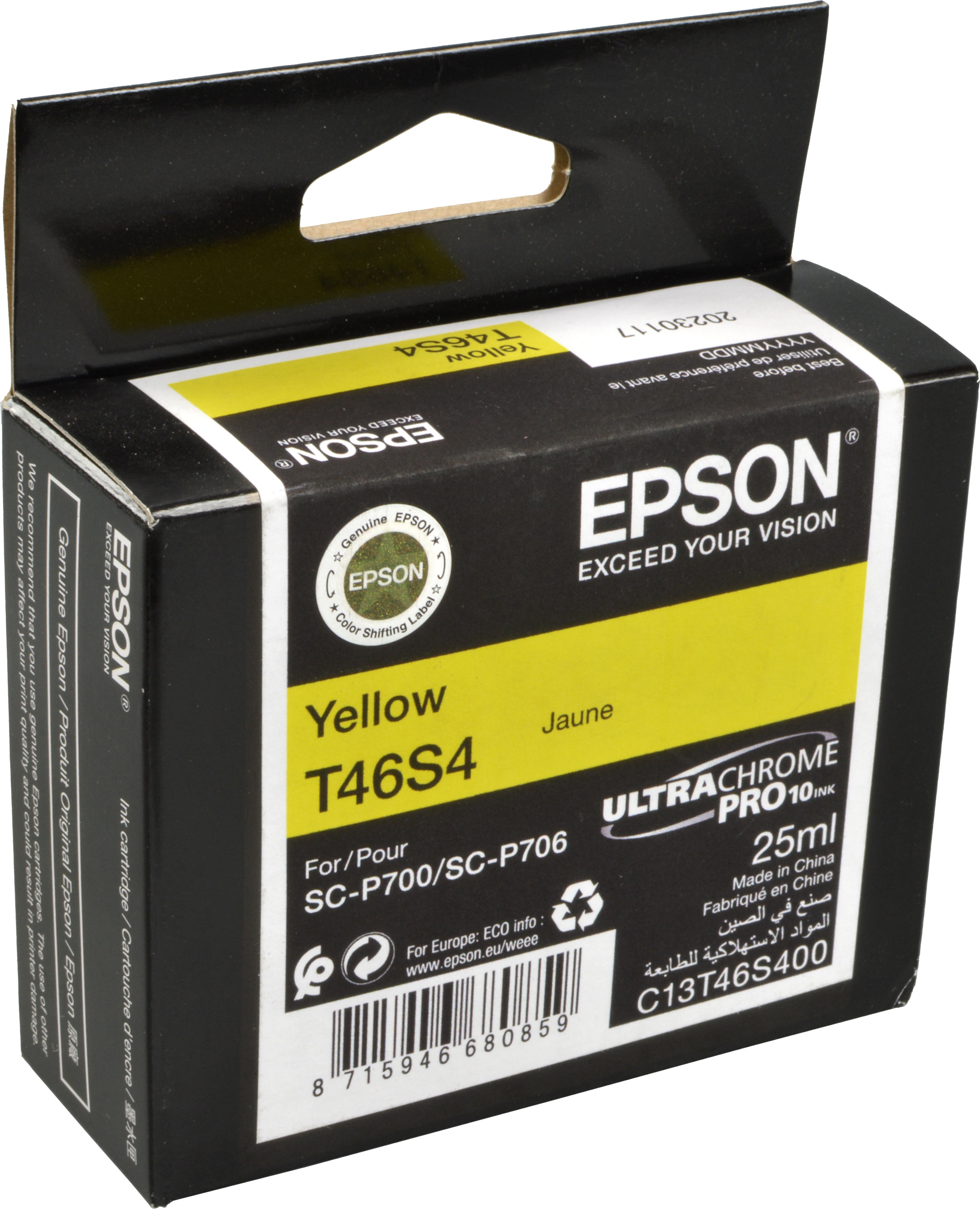 Epson Tinte C13T46S400  T46S4  yellow