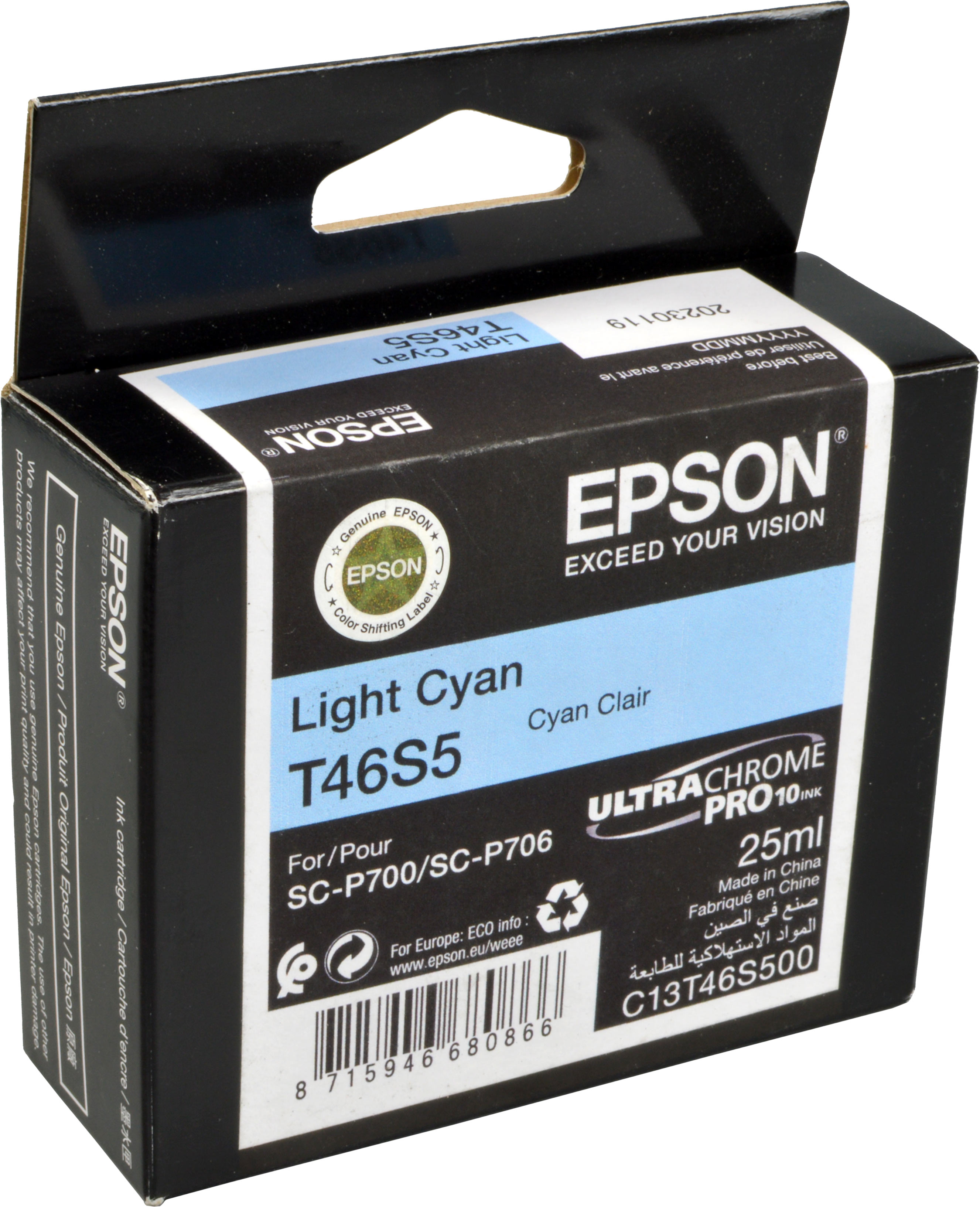 Epson Tinte C13T46S500  T46S5  light cyan