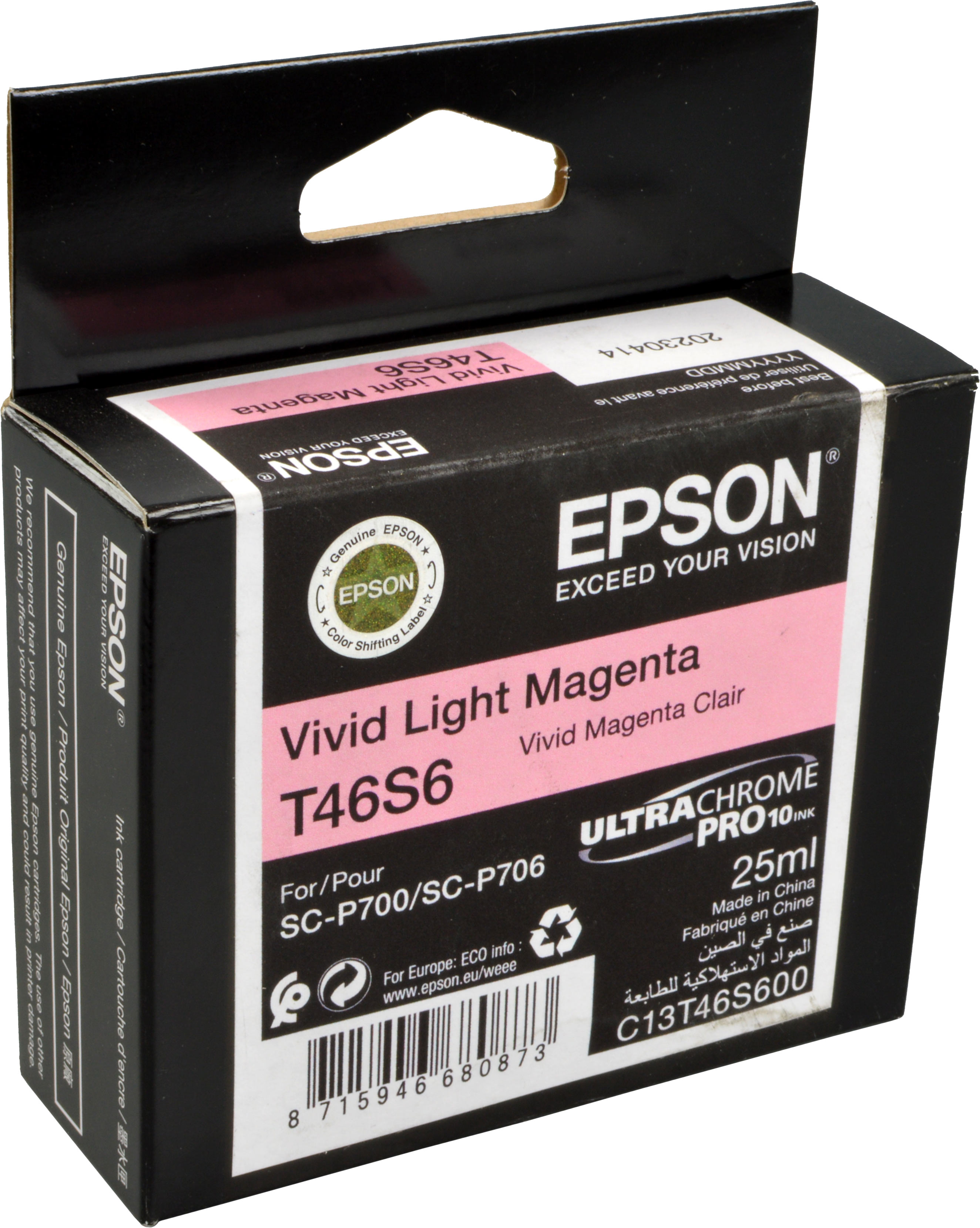 Epson Tinte C13T46S600  T46S6  vivid light magenta