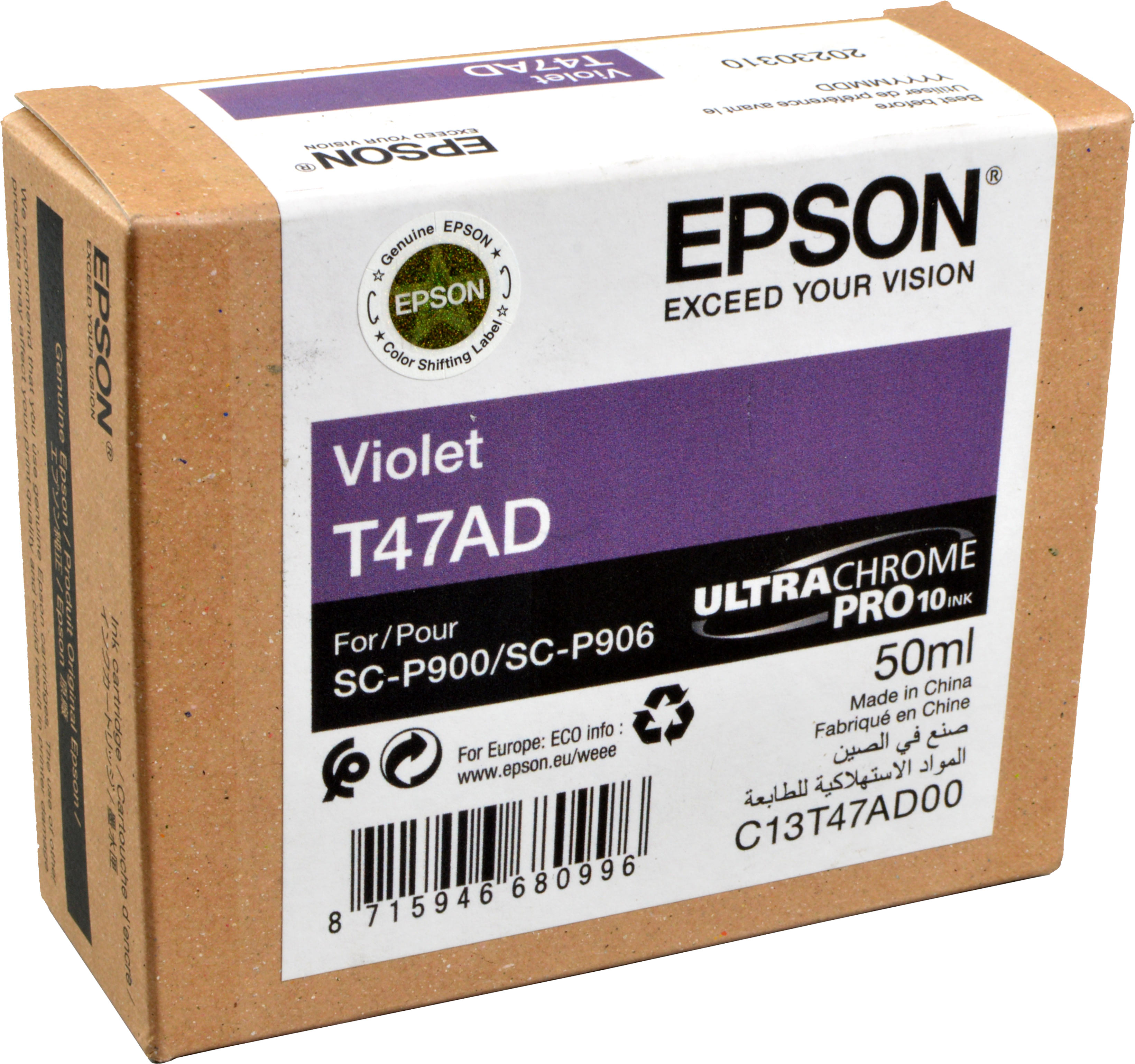 Epson Tinte C13T47AD00  T47AD  violet