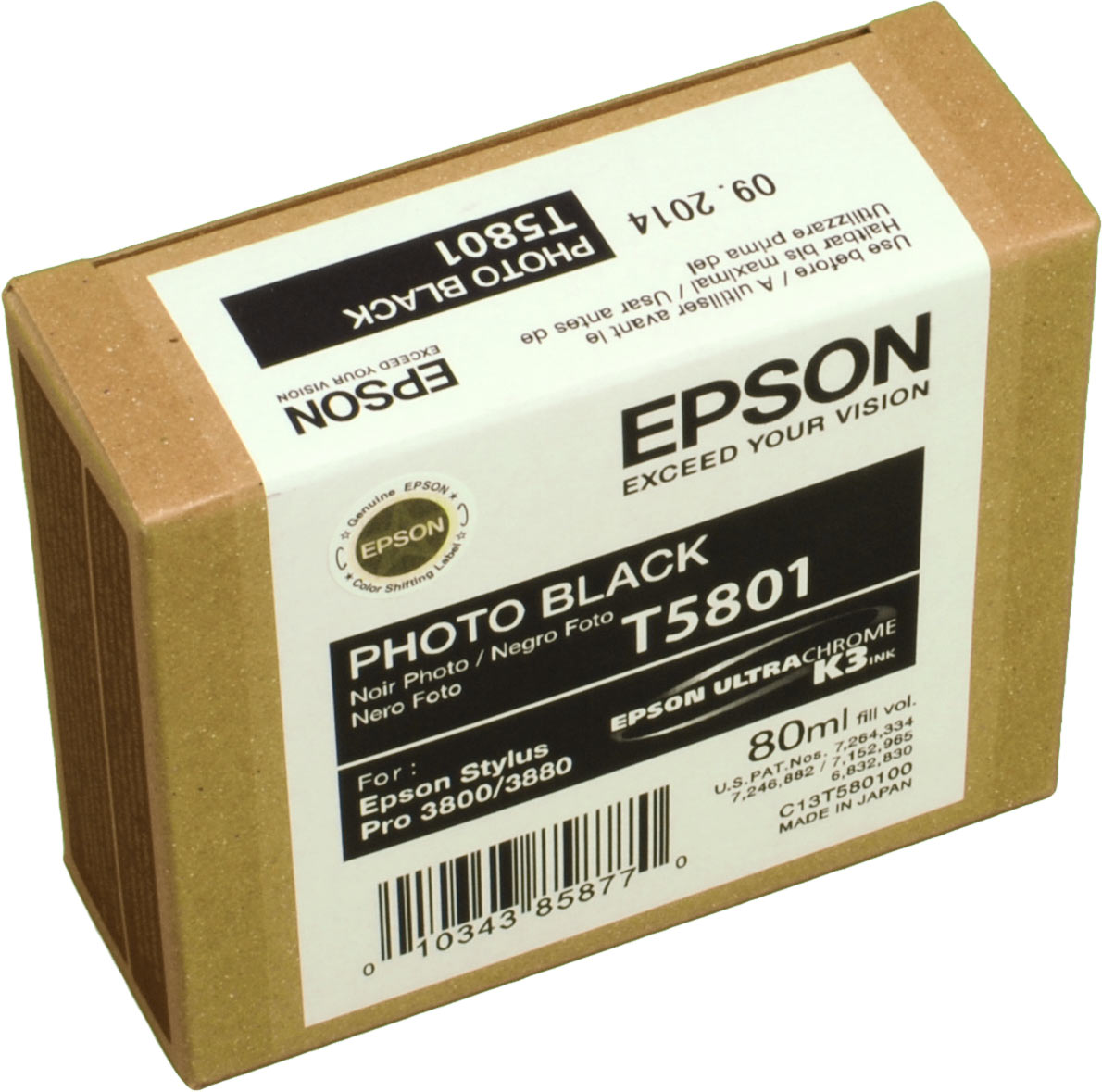 Epson Tinte C13T580100 photo schwarz