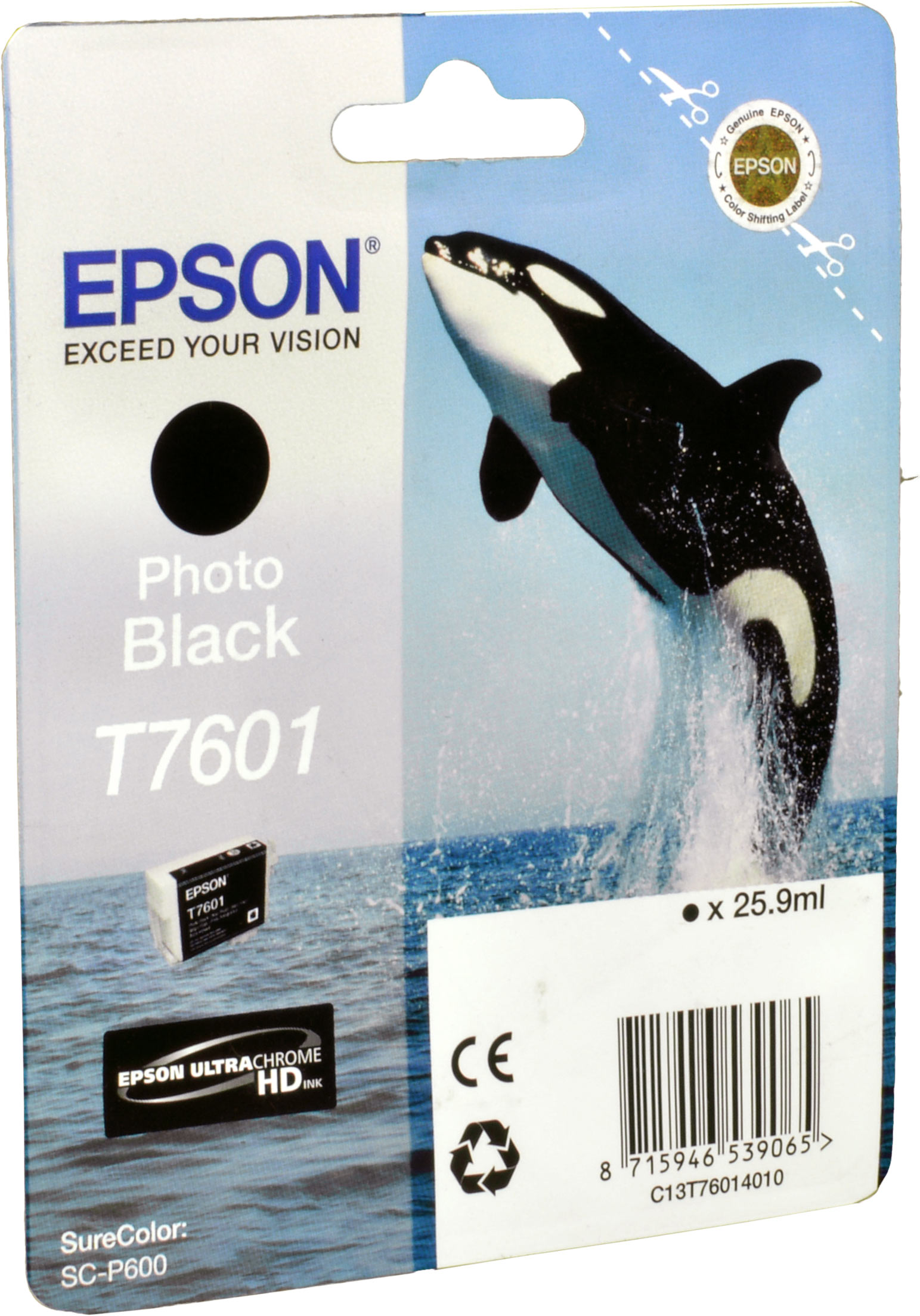 Epson Tinte C13T76014010  Photo Black T7601