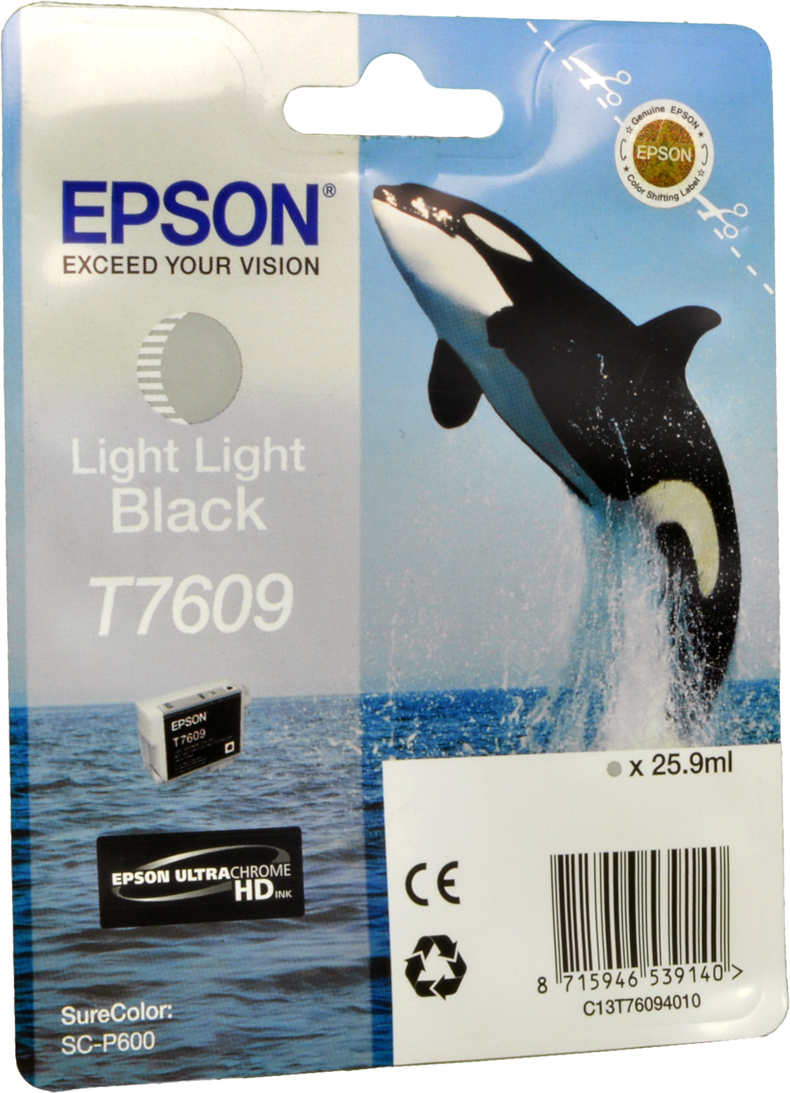 Epson Tinte C13T76094010  Light Light Black T7609
