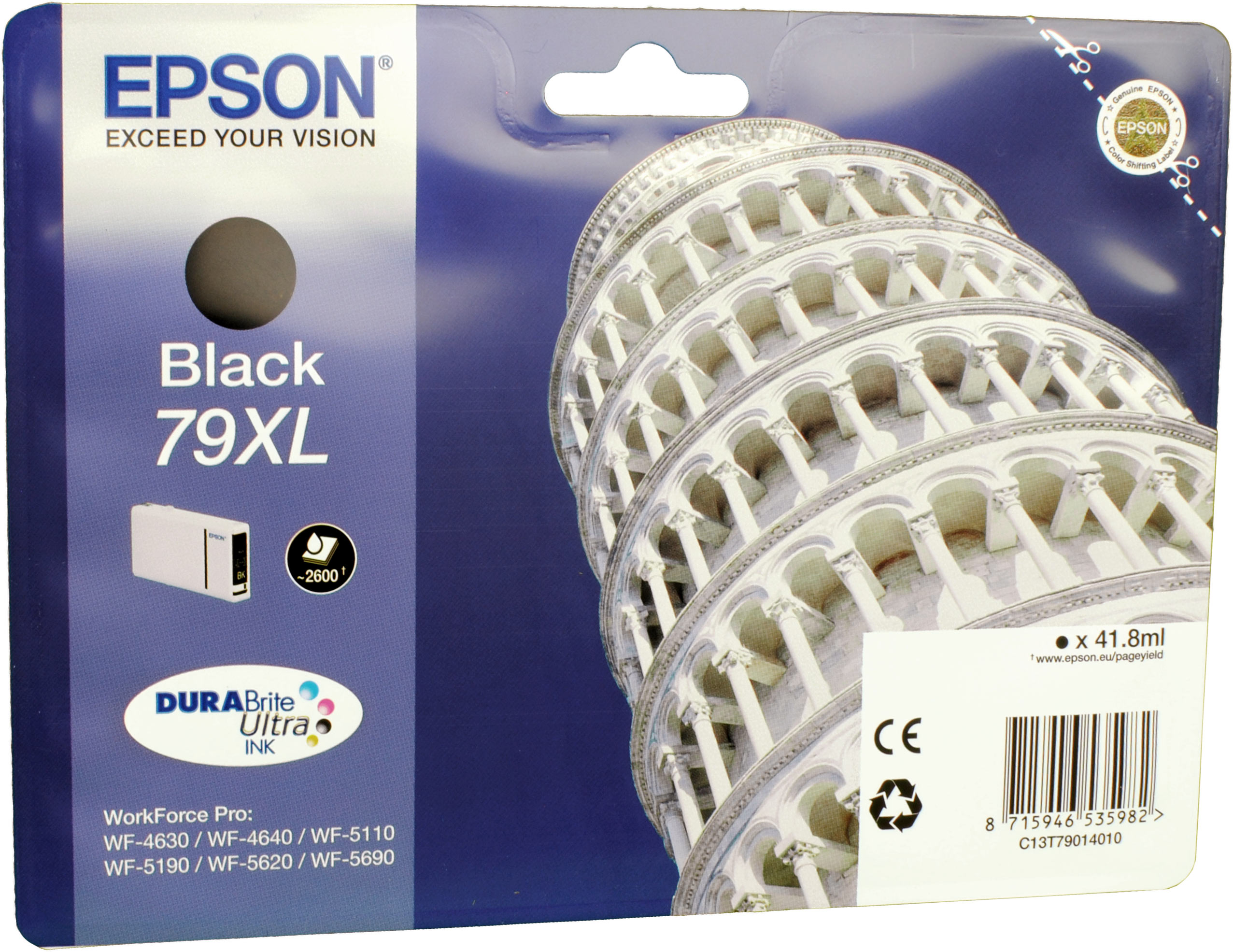Epson Tinte C13T79014010  Black 79XL  schwarz